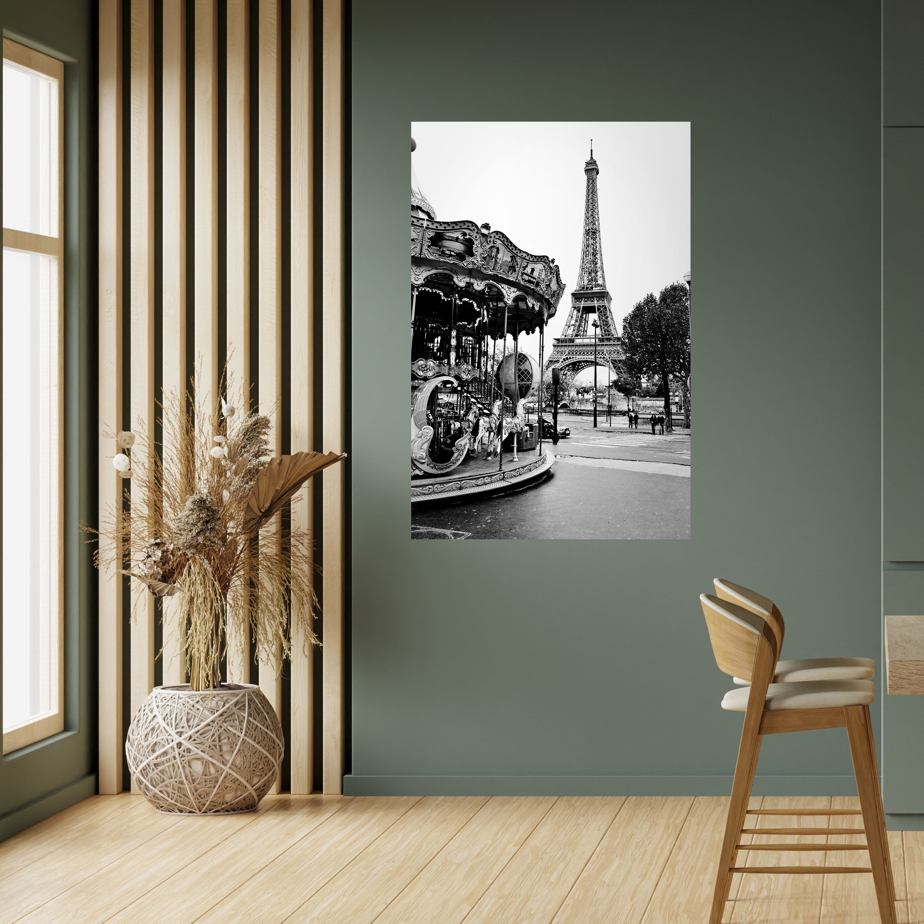 CHARMS OF THE CITY Peel and Stick Vertical Poster