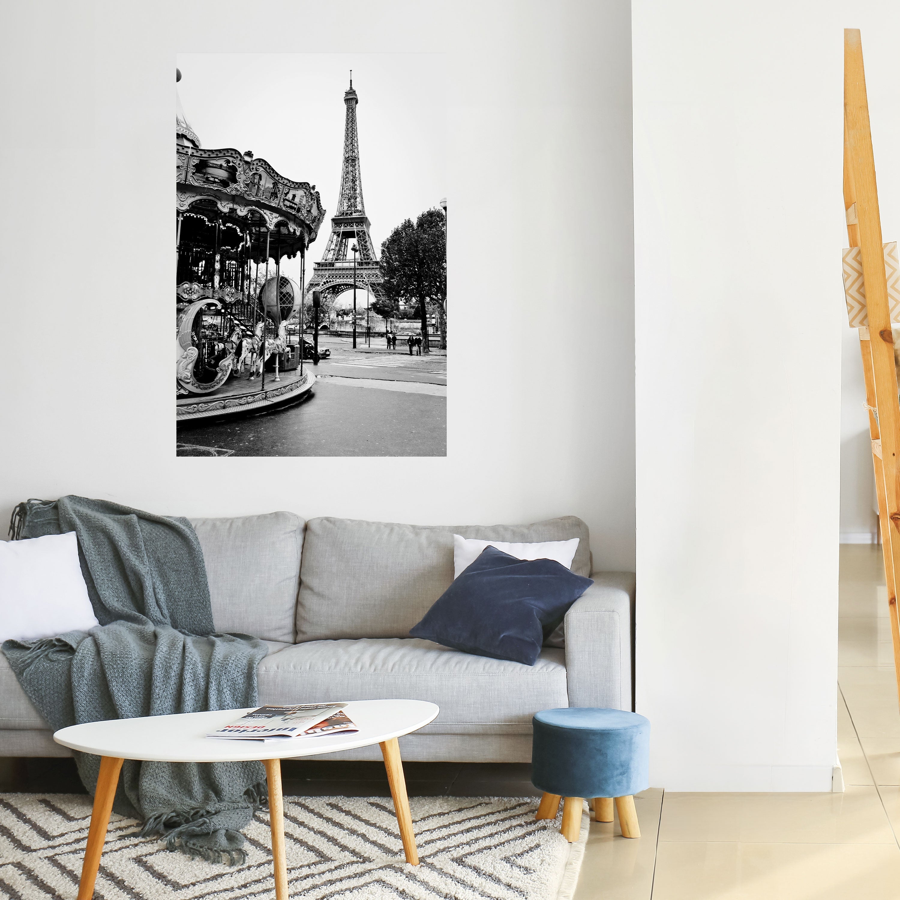 CHARMS OF THE CITY Peel and Stick Vertical Poster