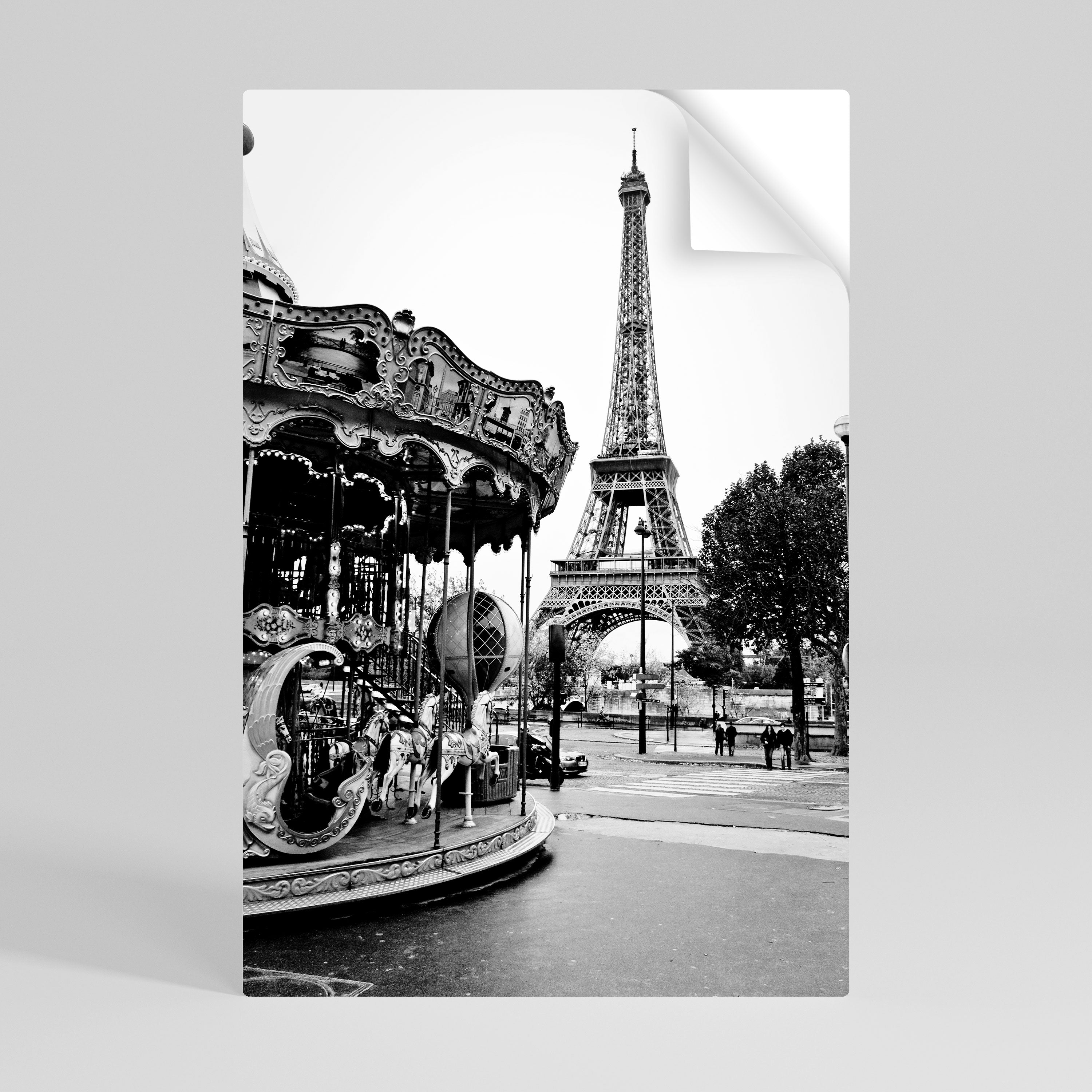 CHARMS OF THE CITY Peel and Stick Vertical Poster