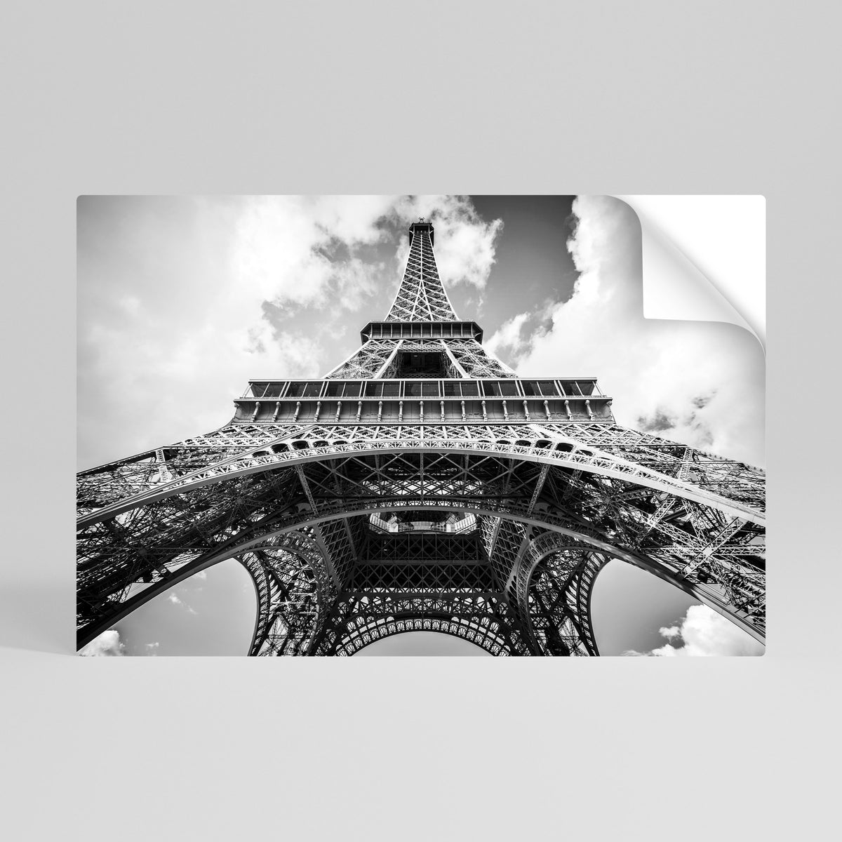TIMELESS EIFFEL PERSPECTIVE Αυτοκόλλητη Αφίσα οριζόντια