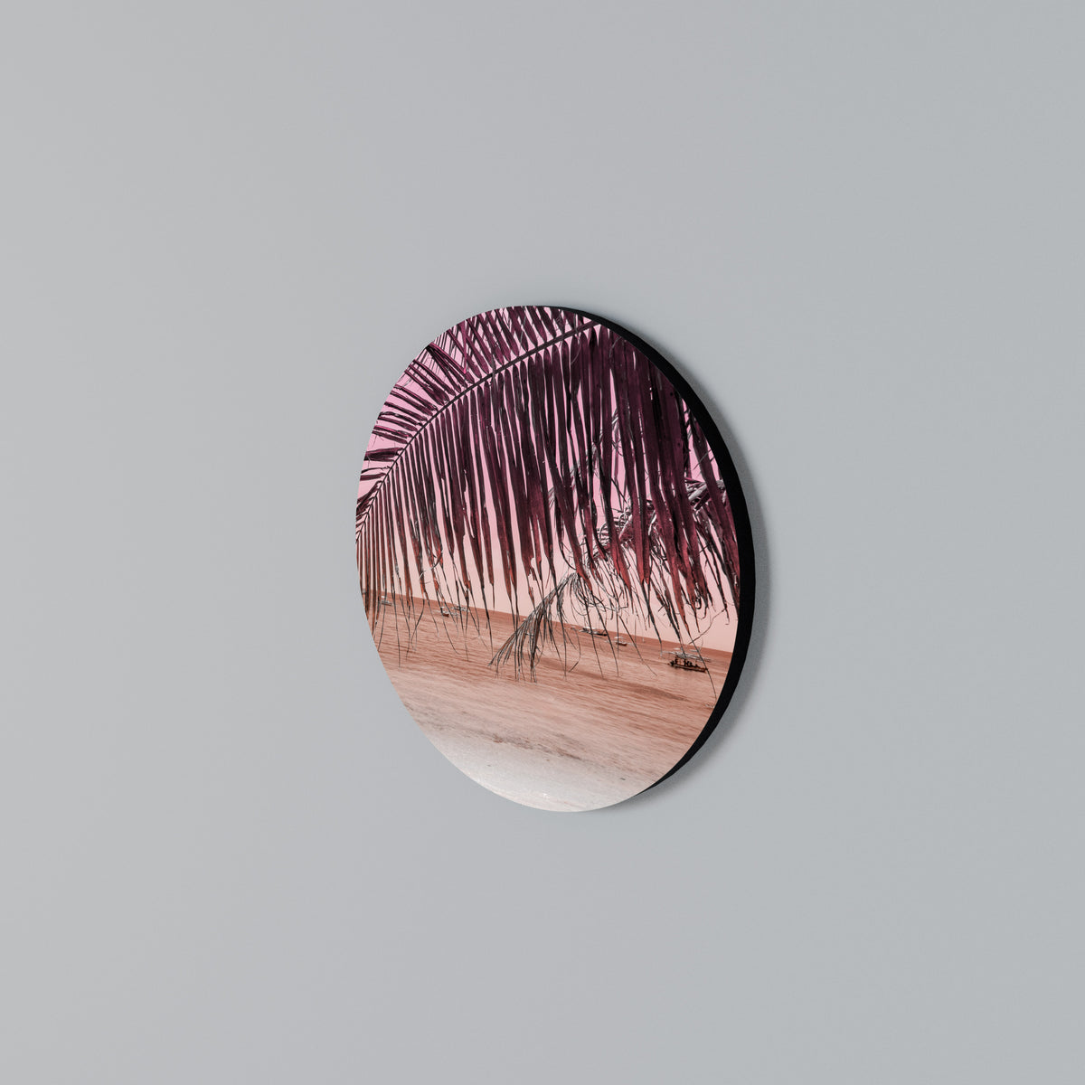 TROPICAL WHISPERS Στρογγυλός πίνακας ζωγραφικής
