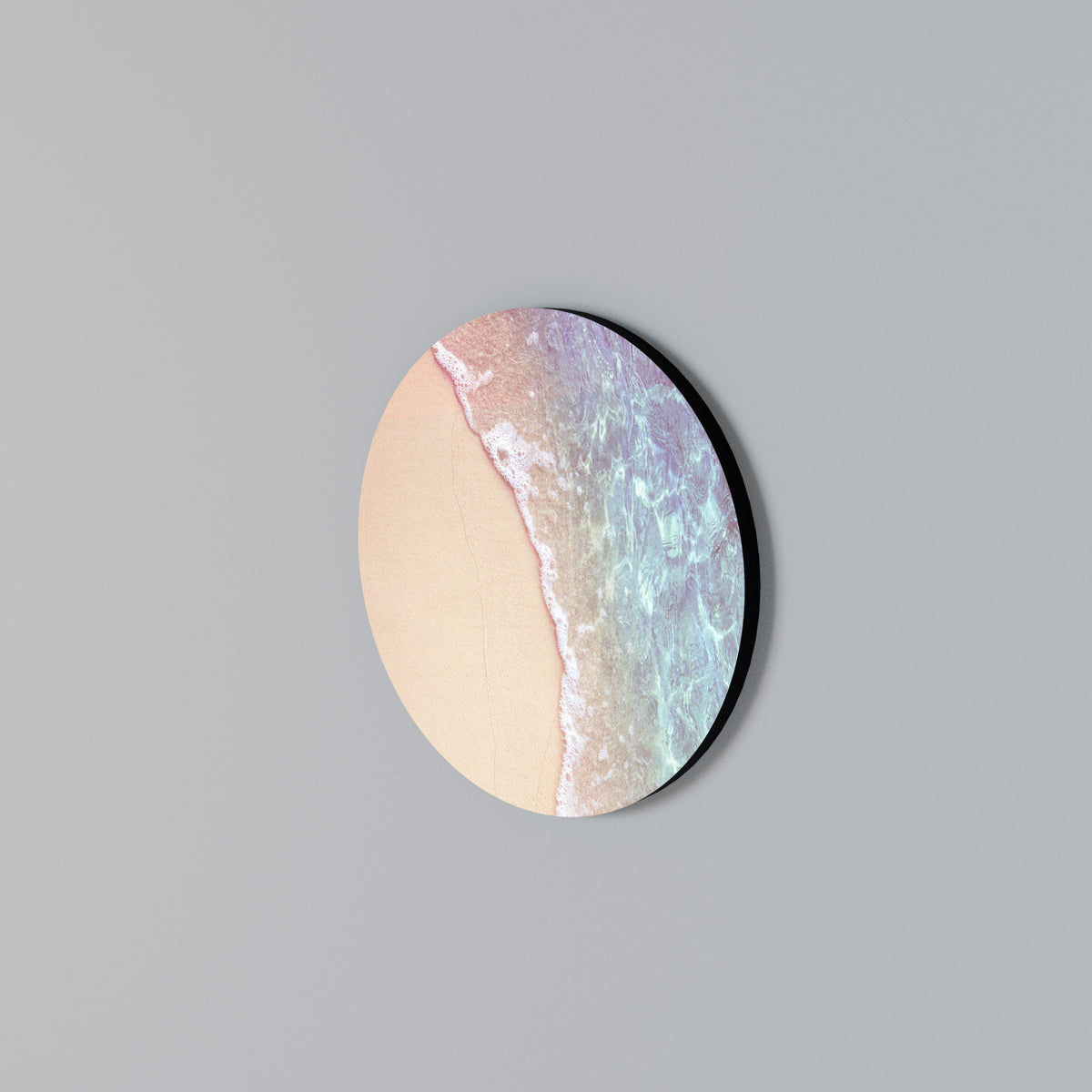 DREAMY SANDSCAPE HUES Round Wall Art