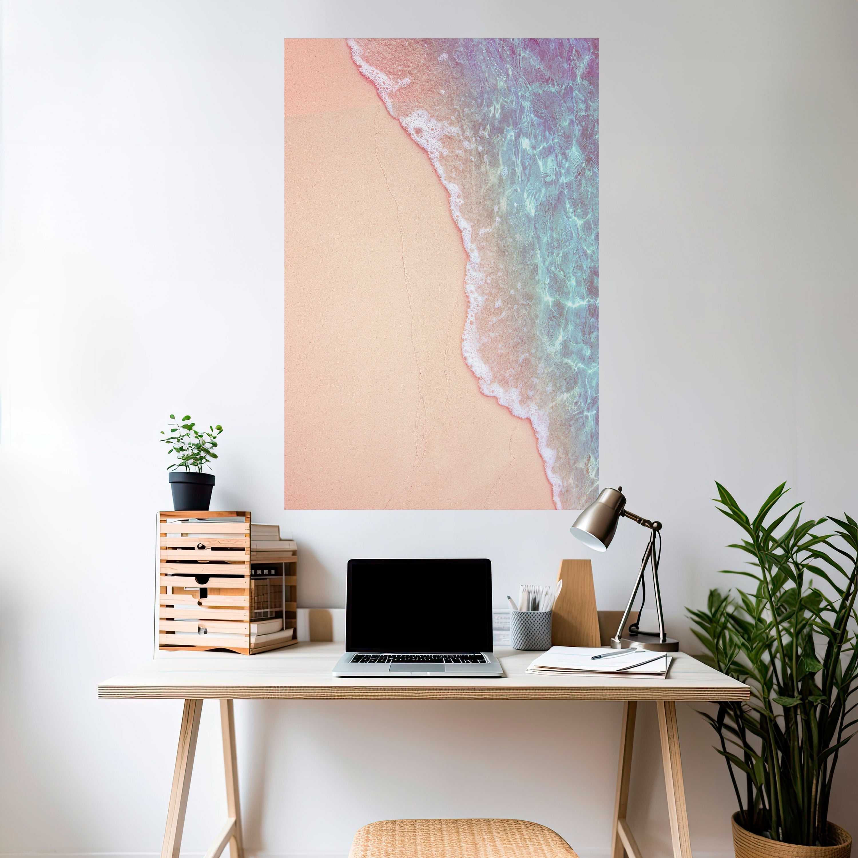 DREAMY SANDSCAPE HUES Peel and Stick Vertical Poster