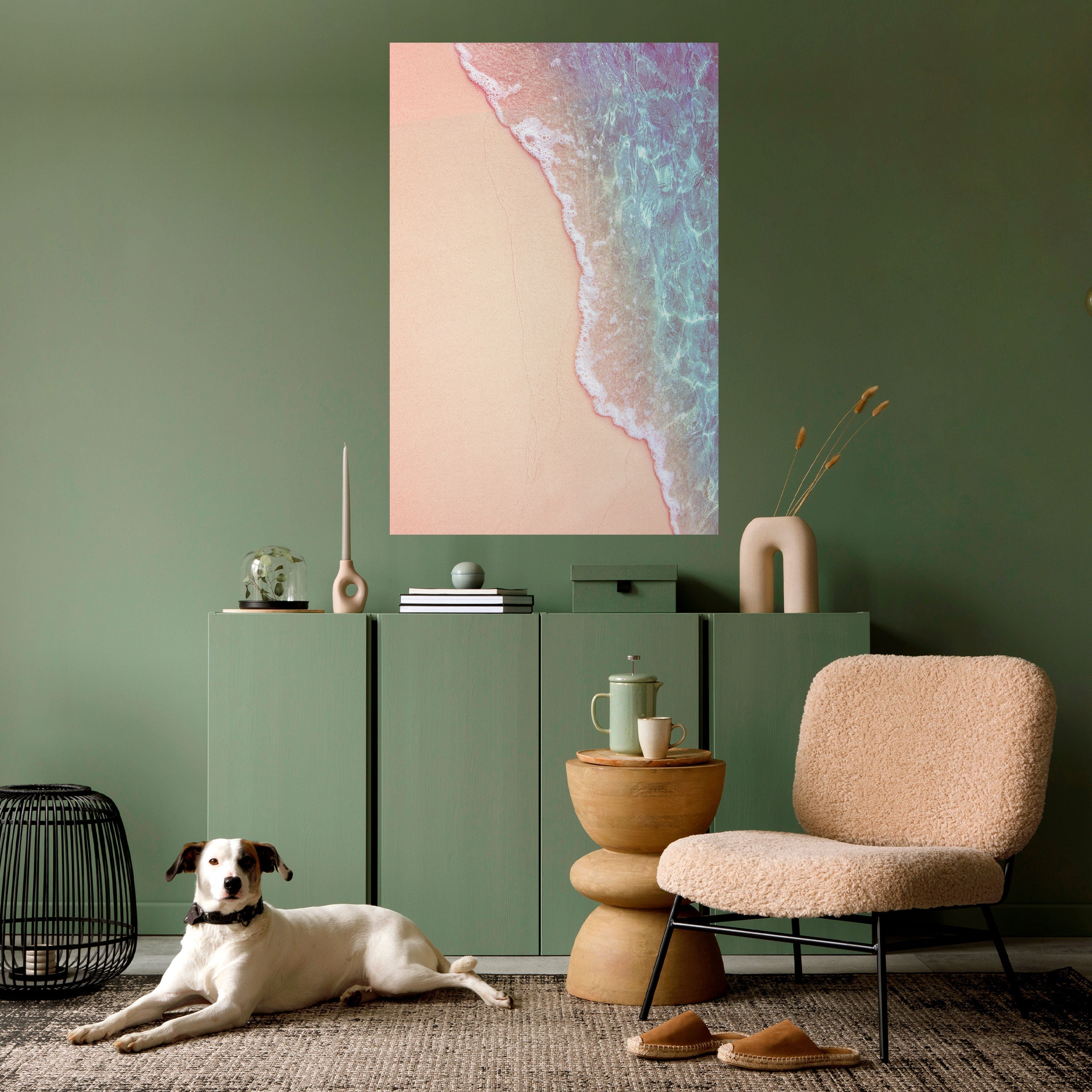 DREAMY SANDSCAPE HUES Peel and Stick Vertical Poster
