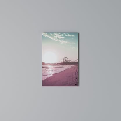PASTEL COAST VIBES Κατακόρυφος Πίνακας σε Καμβά