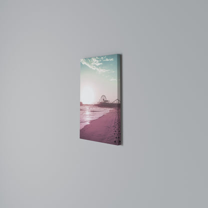 PASTEL COAST VIBES Κατακόρυφος Πίνακας σε Καμβά