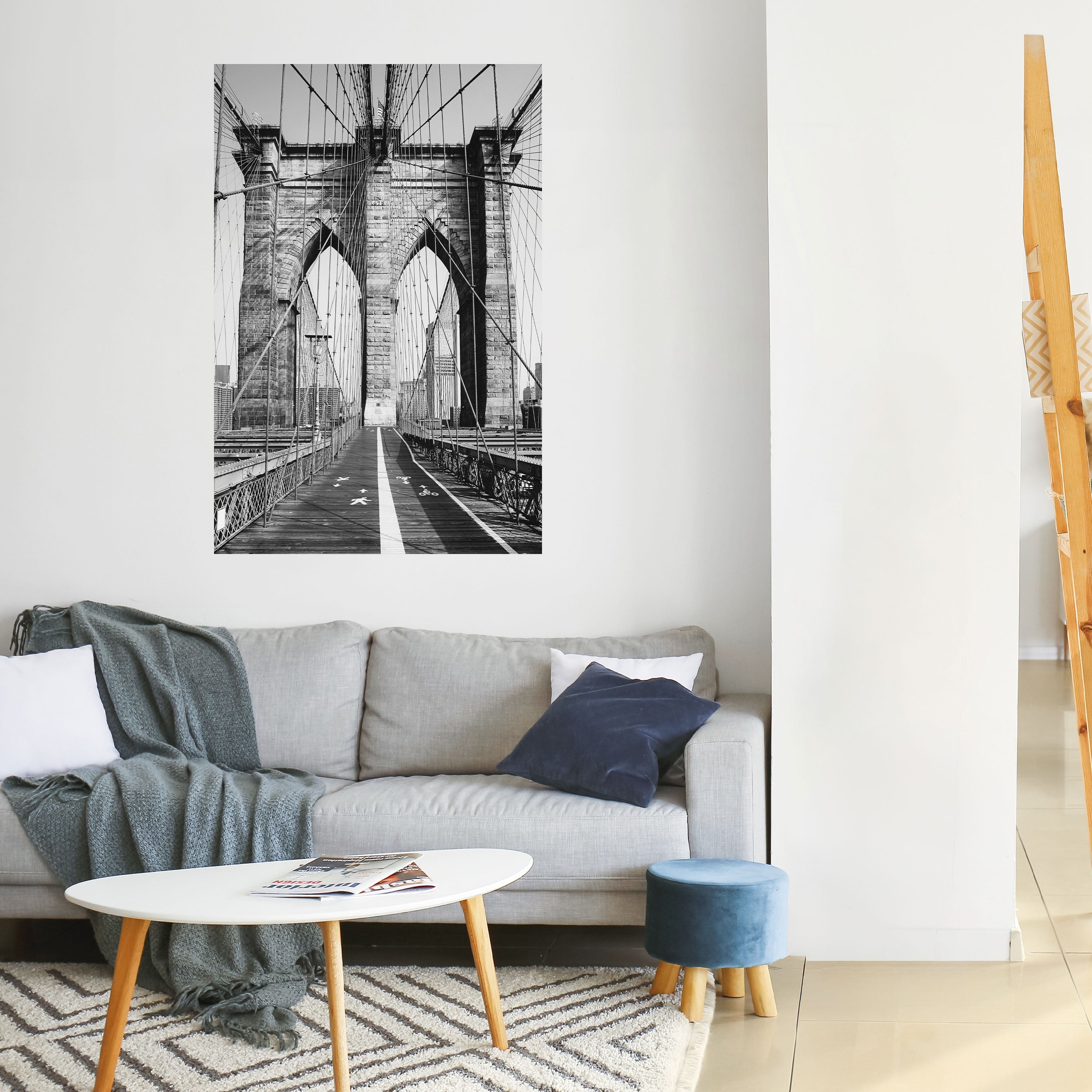 STRINGS OF HISTORY Peel and Stick Vertical Poster