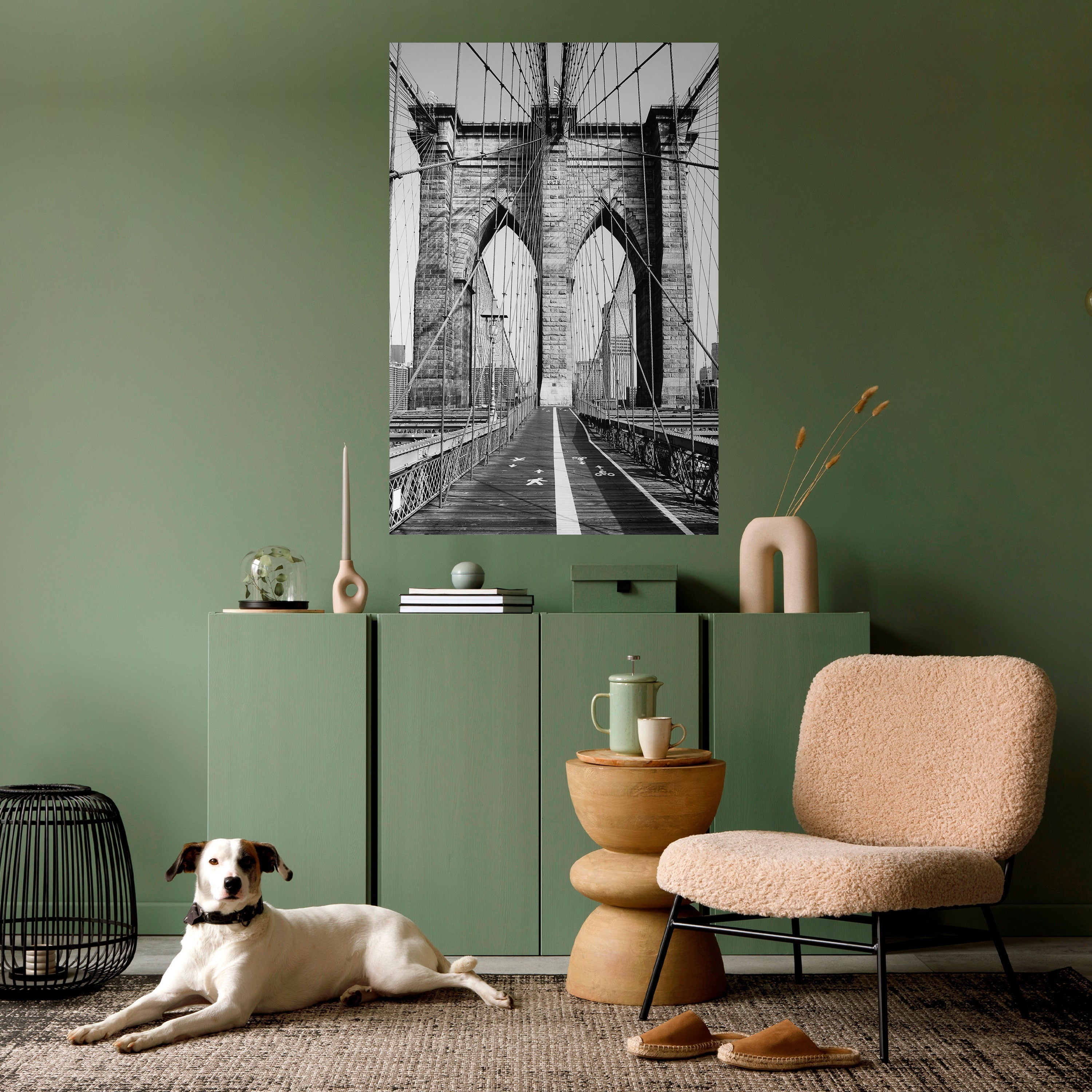 STRINGS OF HISTORY Peel and Stick Vertical Poster