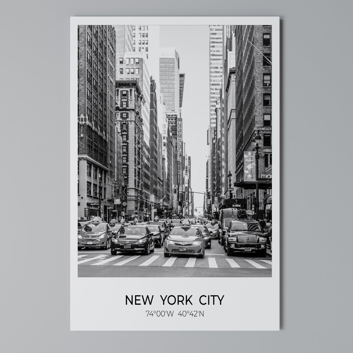 TIMELESS NEW YORK VIBES Κατακόρυφος Πίνακας σε Καμβά