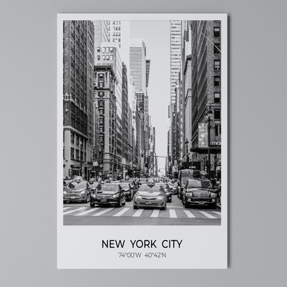 TIMELESS NEW YORK VIBES Κατακόρυφος Πίνακας σε Καμβά