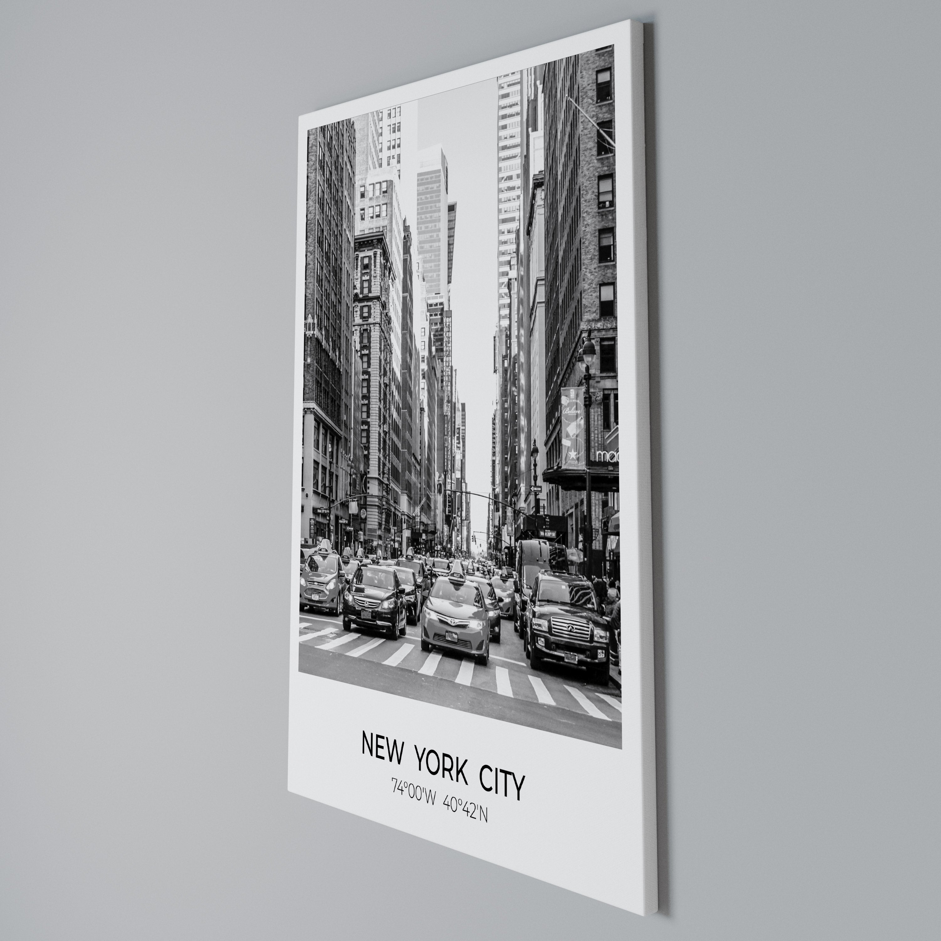 TIMELESS NEW YORK VIBES Κατακόρυφος Πίνακας σε Καμβά