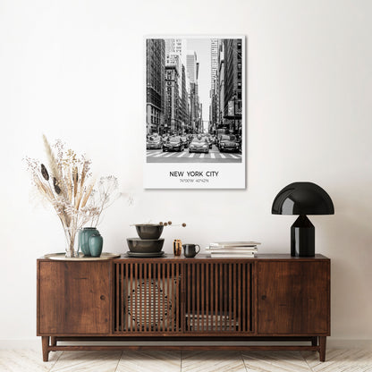 TIMELESS NEW YORK VIBES Κατακόρυφος Πίνακας σε Καμβά