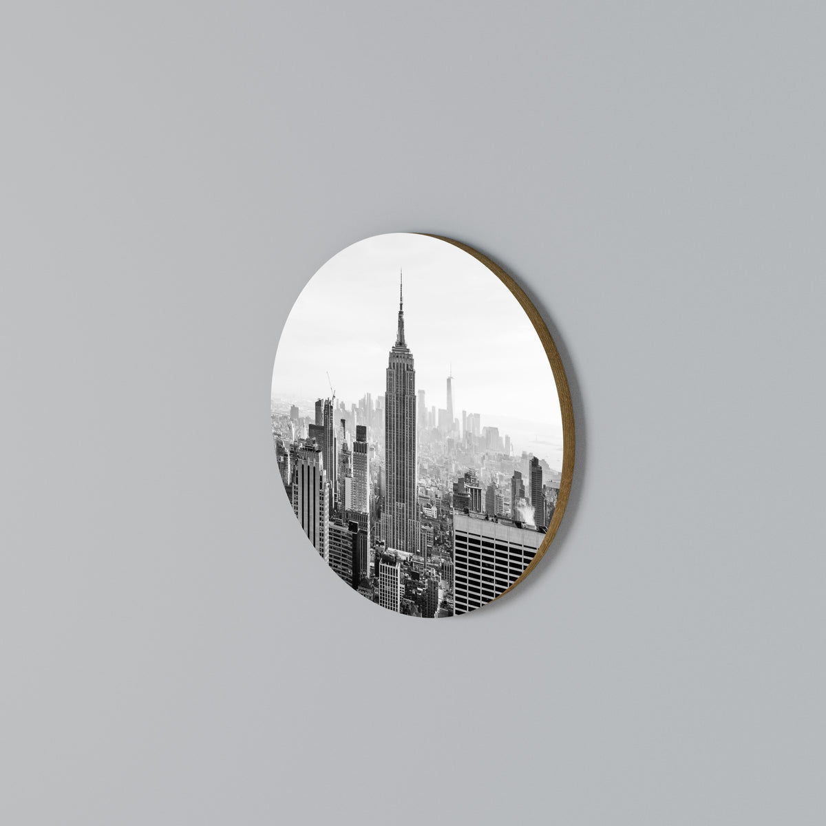 EMPIRE STATE BUILDING Στρογγυλός πίνακας ζωγραφικής