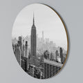EMPIRE STATE BUILDING Round Wall Art