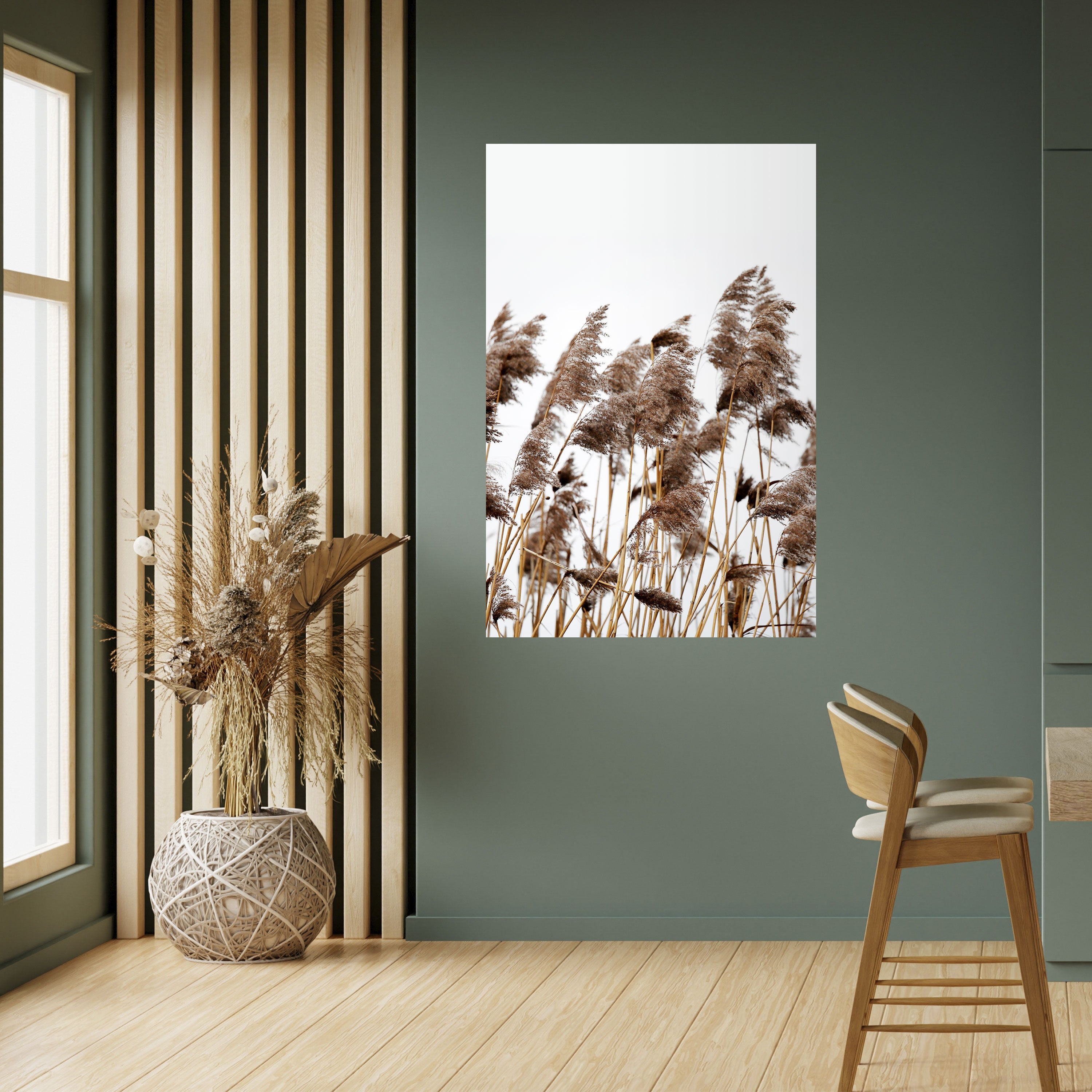 DANCE OF REEDS Peel and Stick Vertical Poster