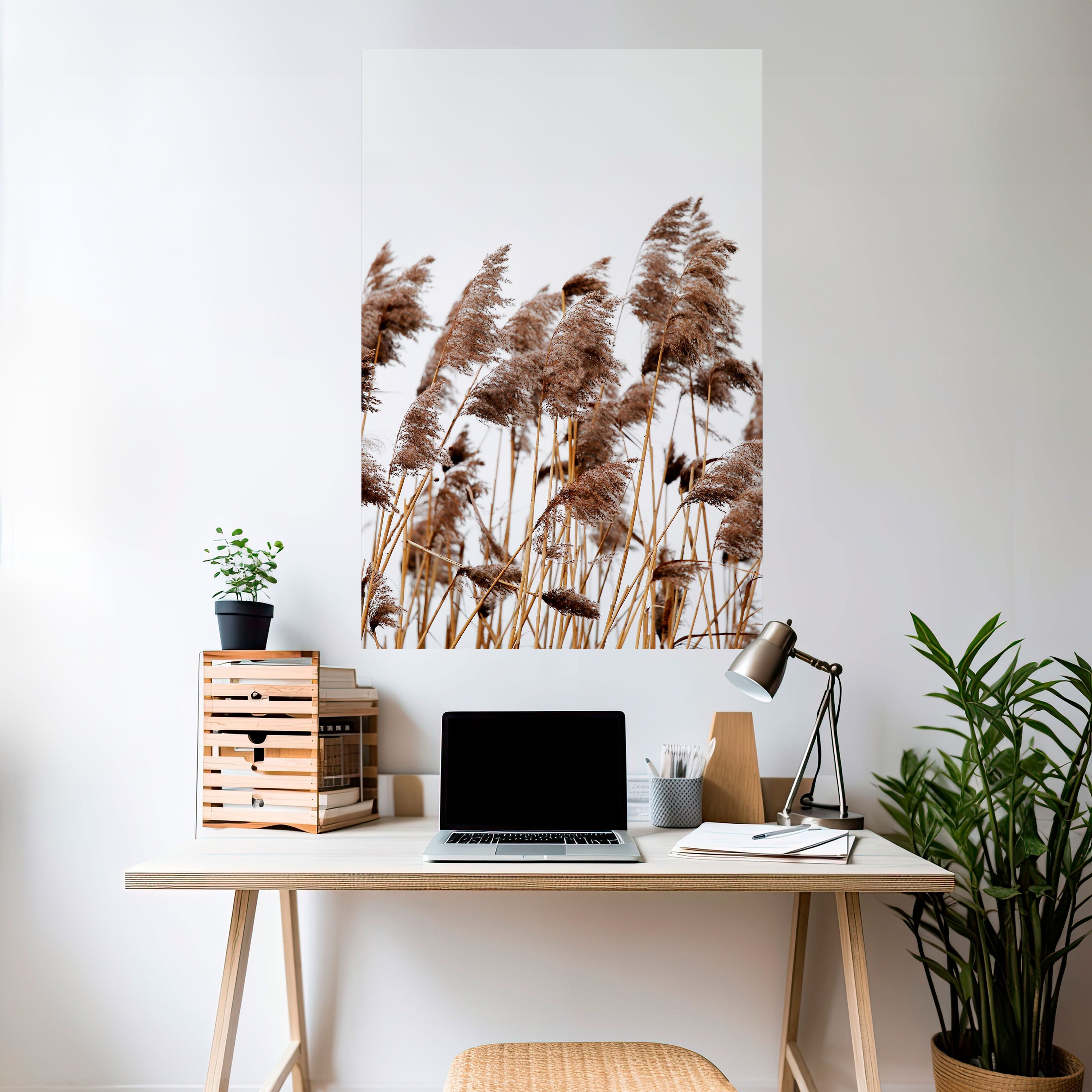 DANCE OF REEDS Peel and Stick Vertical Poster