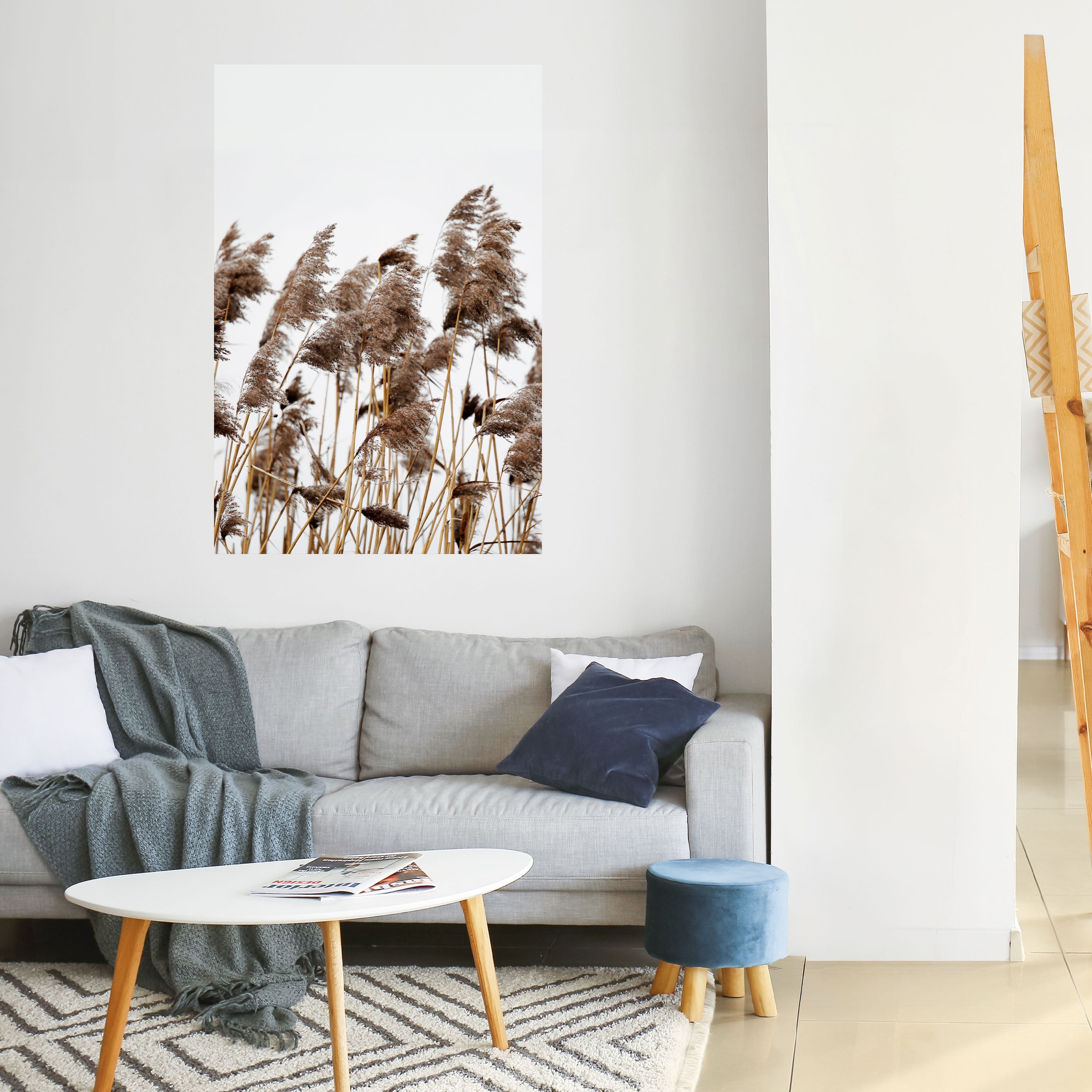 DANCE OF REEDS Peel and Stick Vertical Poster
