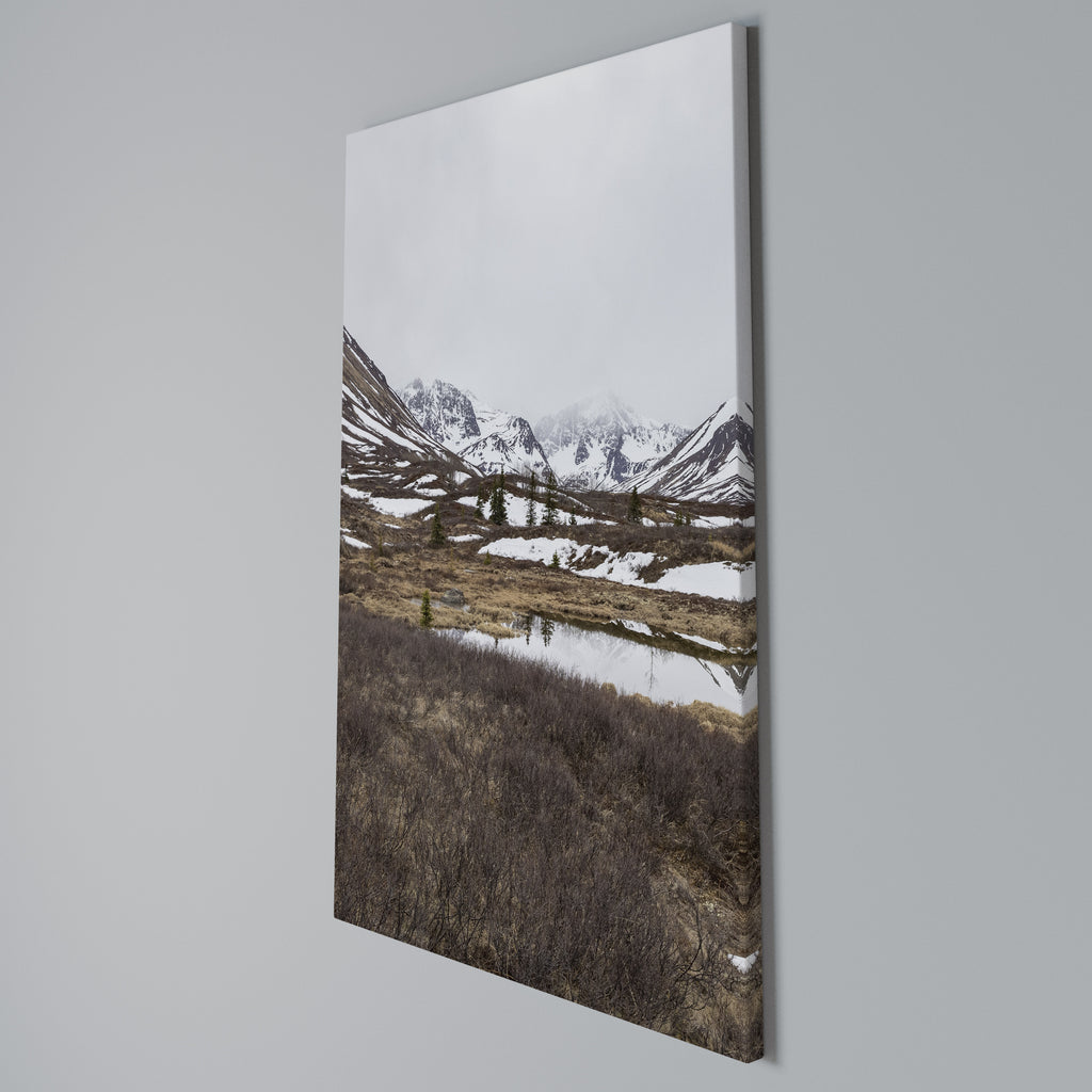 ECHOES OF WINTER Vertical Canvas Print