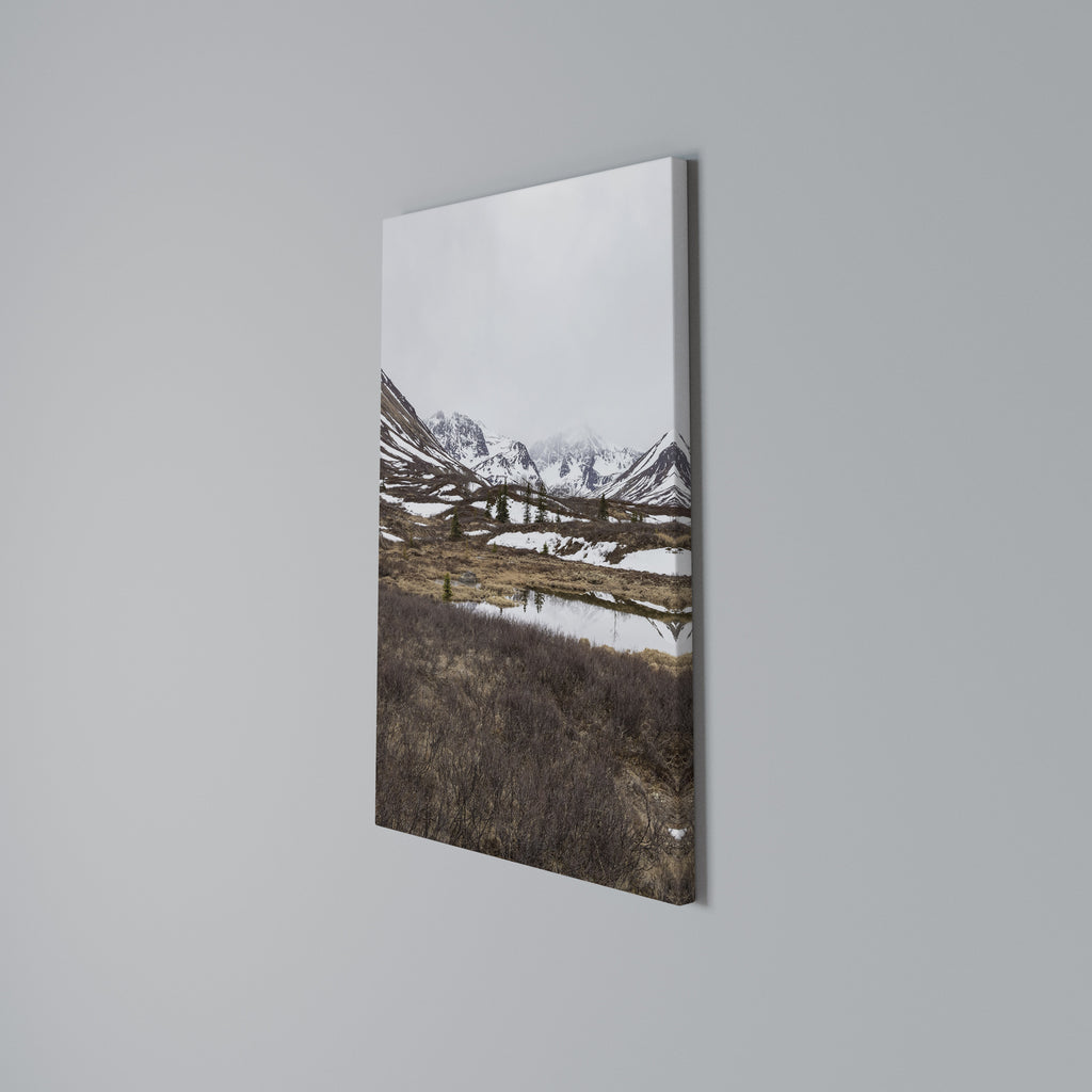 ECHOES OF WINTER Vertical Canvas Print