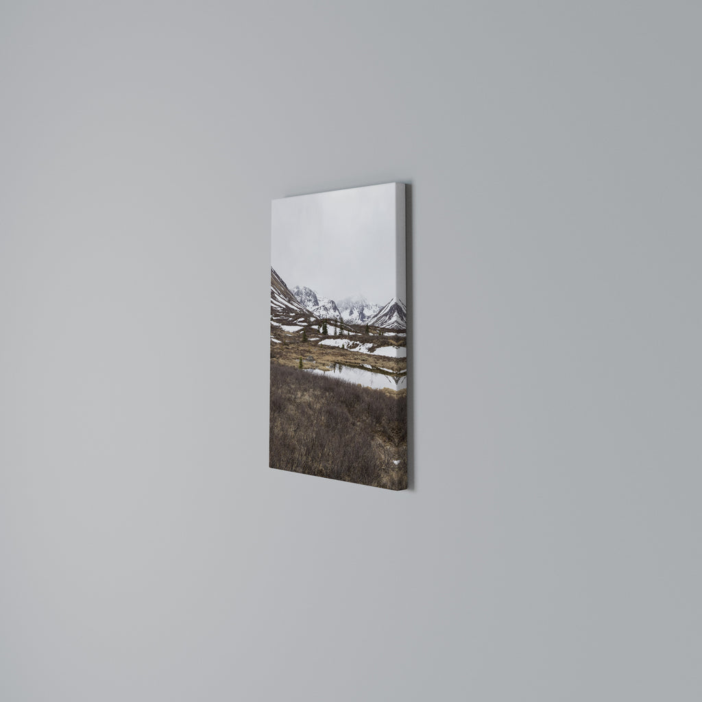 ECHOES OF WINTER Vertical Canvas Print