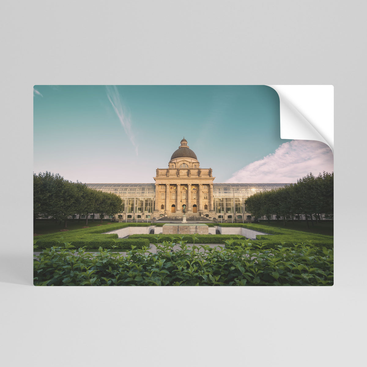 TRANQUIL PALACE VIEW Αυτοκόλλητη Αφίσα οριζόντια