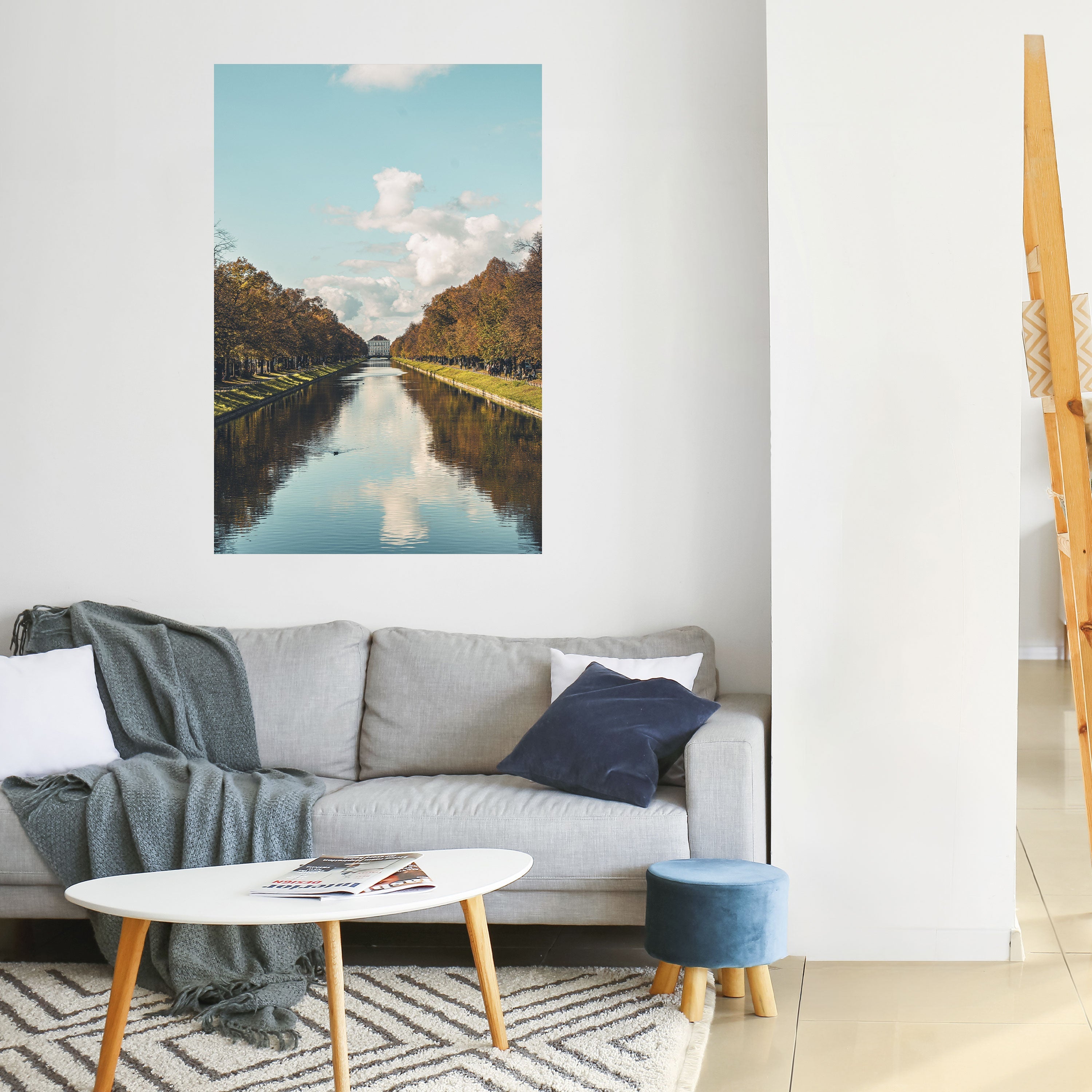 HARMONY IN STILLNESS Peel and Stick Vertical Poster