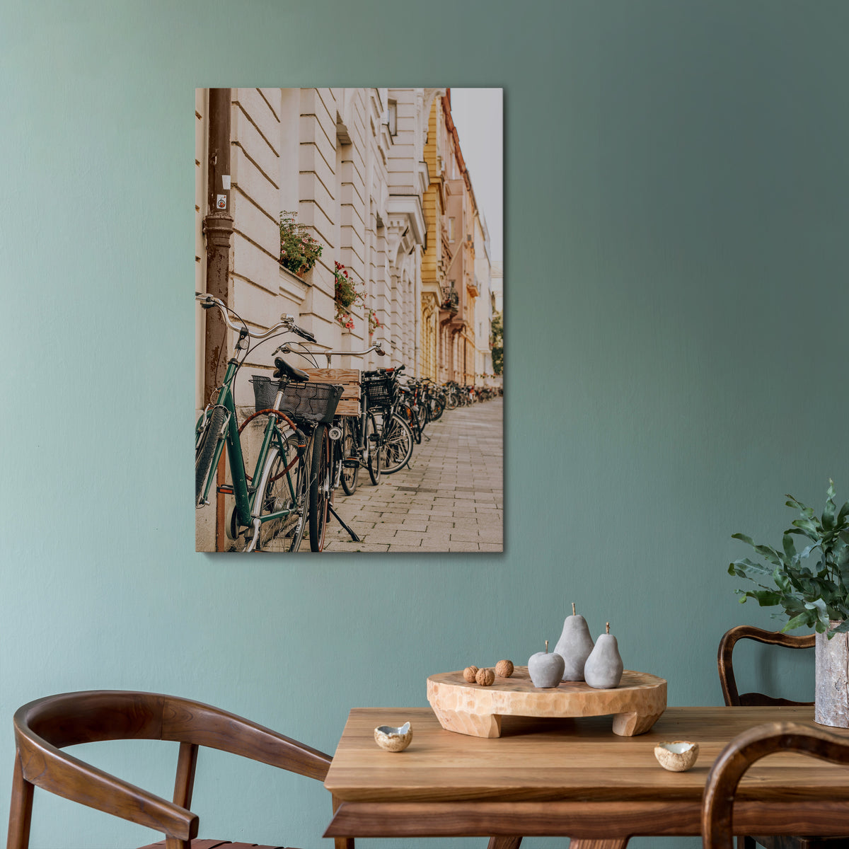 URBAN CYCLE HAVEN Κατακόρυφος Πίνακας σε Καμβά