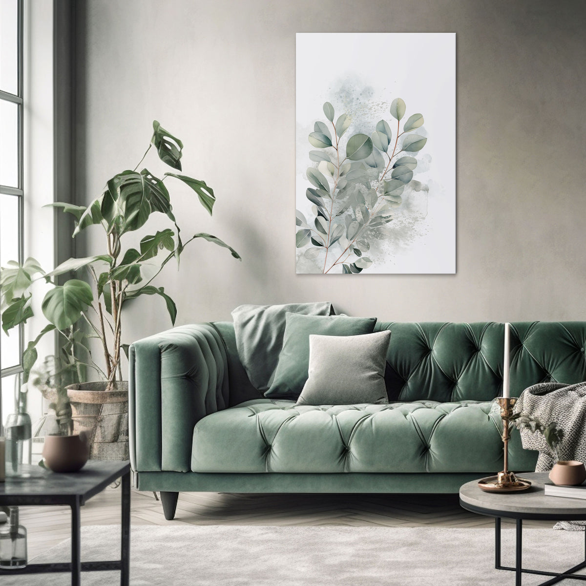 DELIGHTFUL EUCALYPTUS Κατακόρυφος Πίνακας σε Καμβά