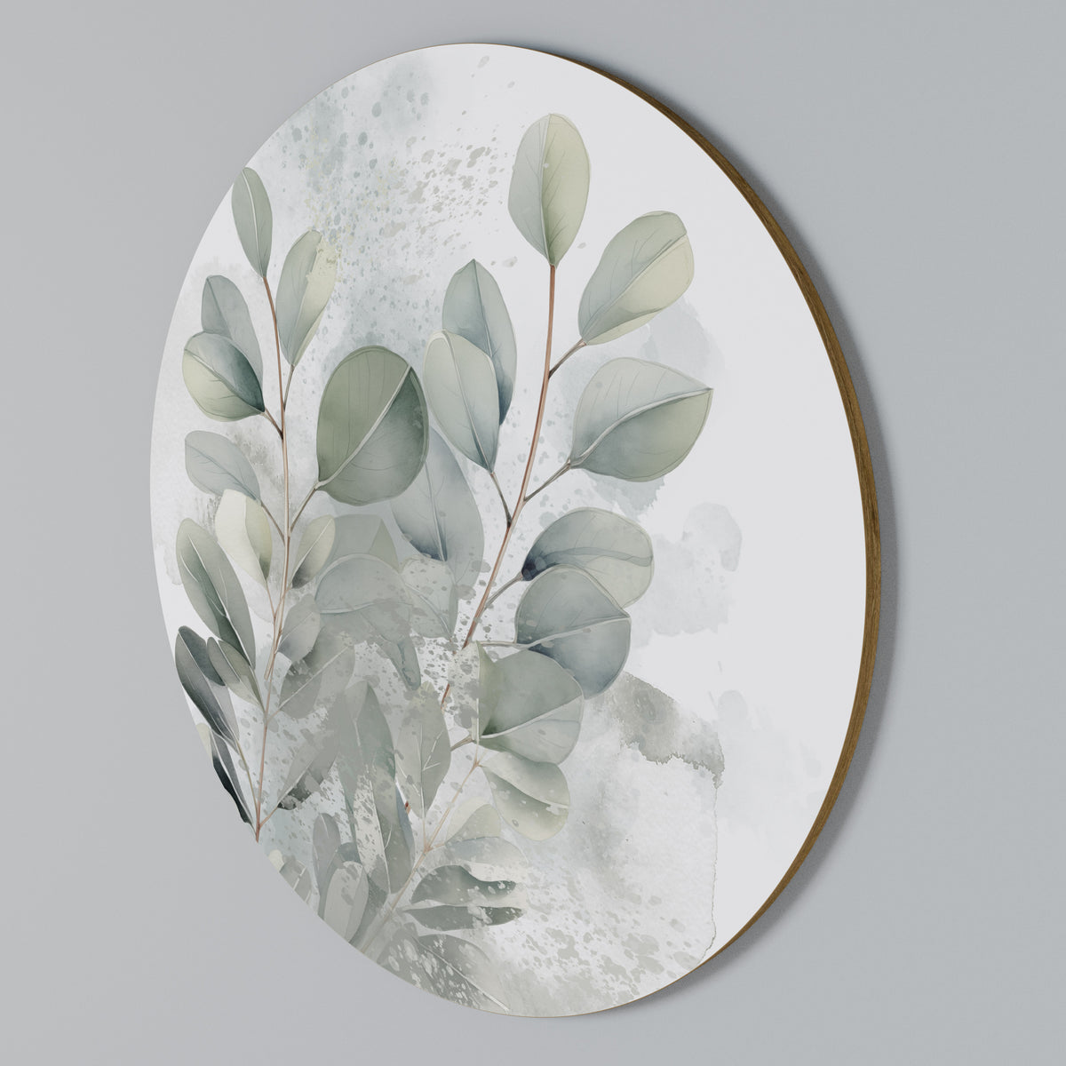 DELIGHTFUL EUCALYPTUS Round Wall Art