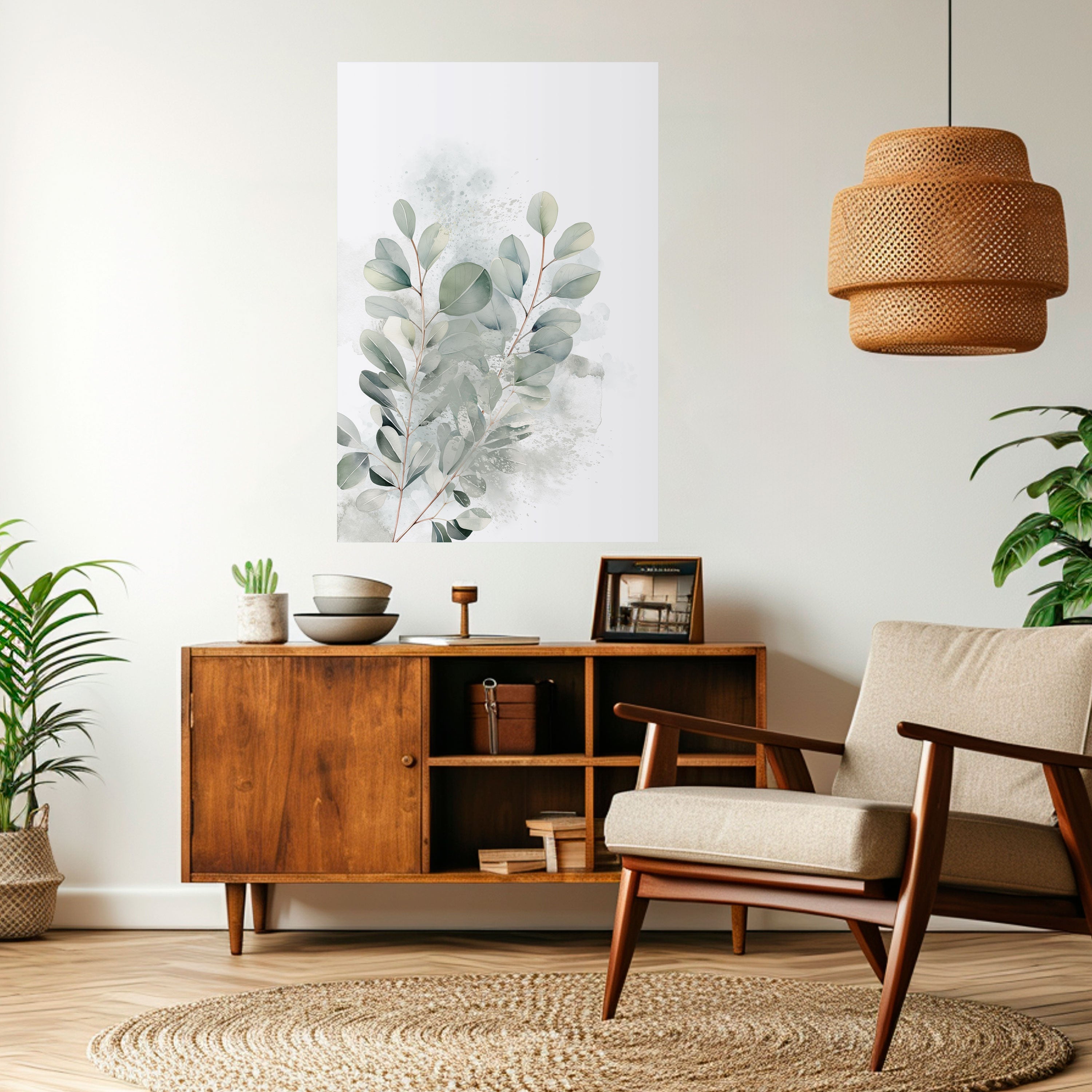 DELIGHTFUL EUCALYPTUS Peel and Stick Vertical Poster