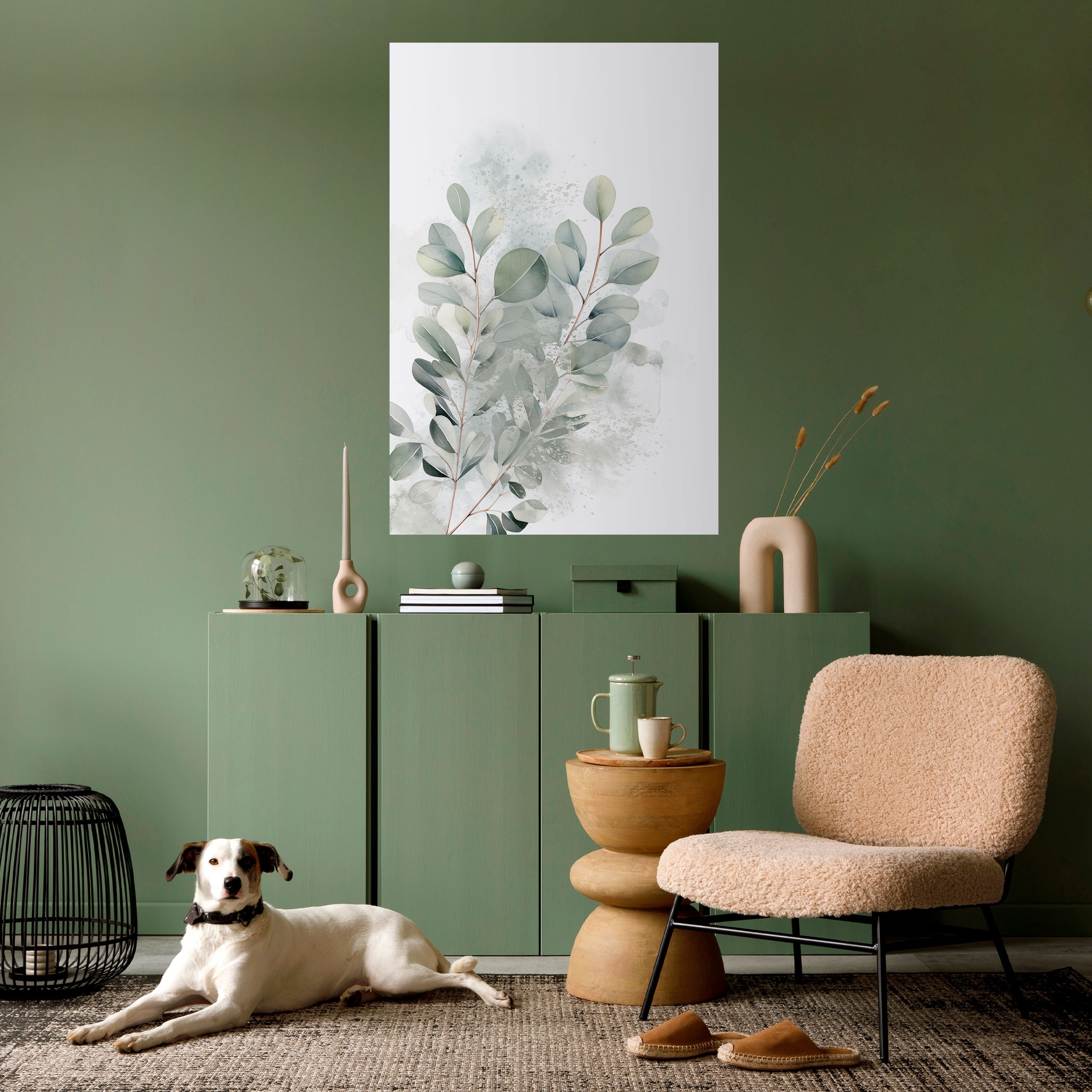 DELIGHTFUL EUCALYPTUS Peel and Stick Vertical Poster