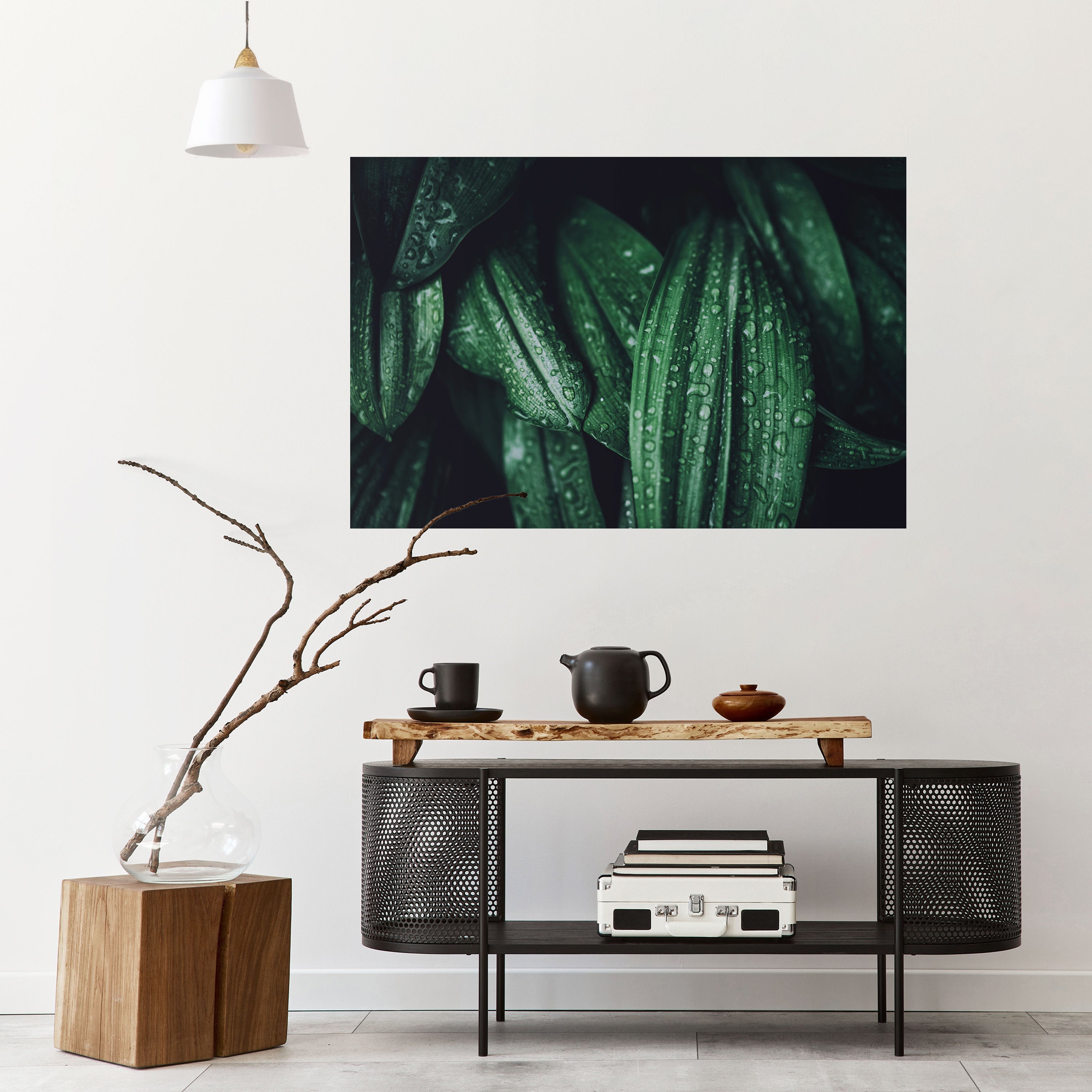 LUSH DROPLET DANCE Peel and Stick Horizontal Poster