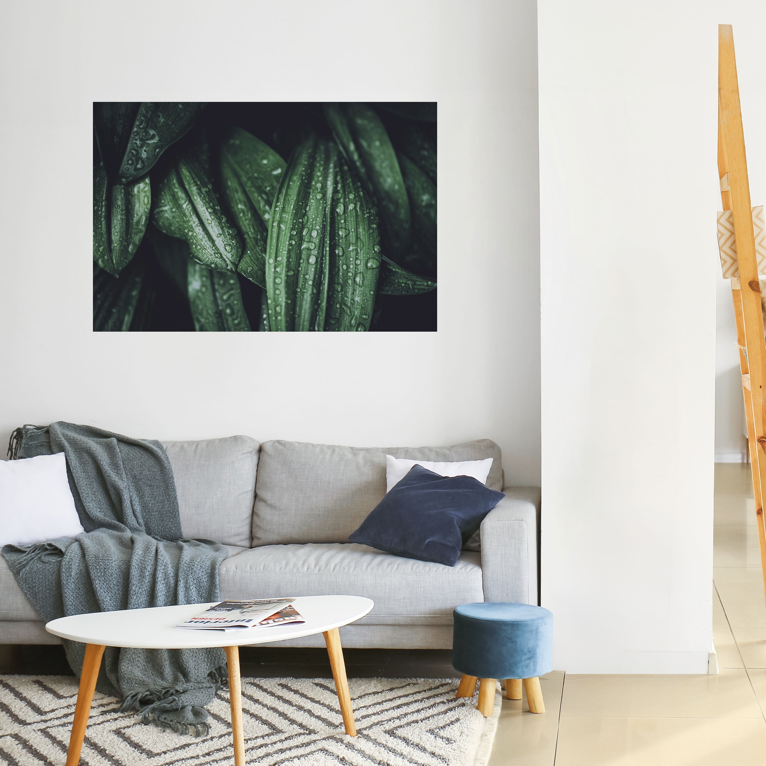 LUSH DROPLET DANCE Peel and Stick Horizontal Poster