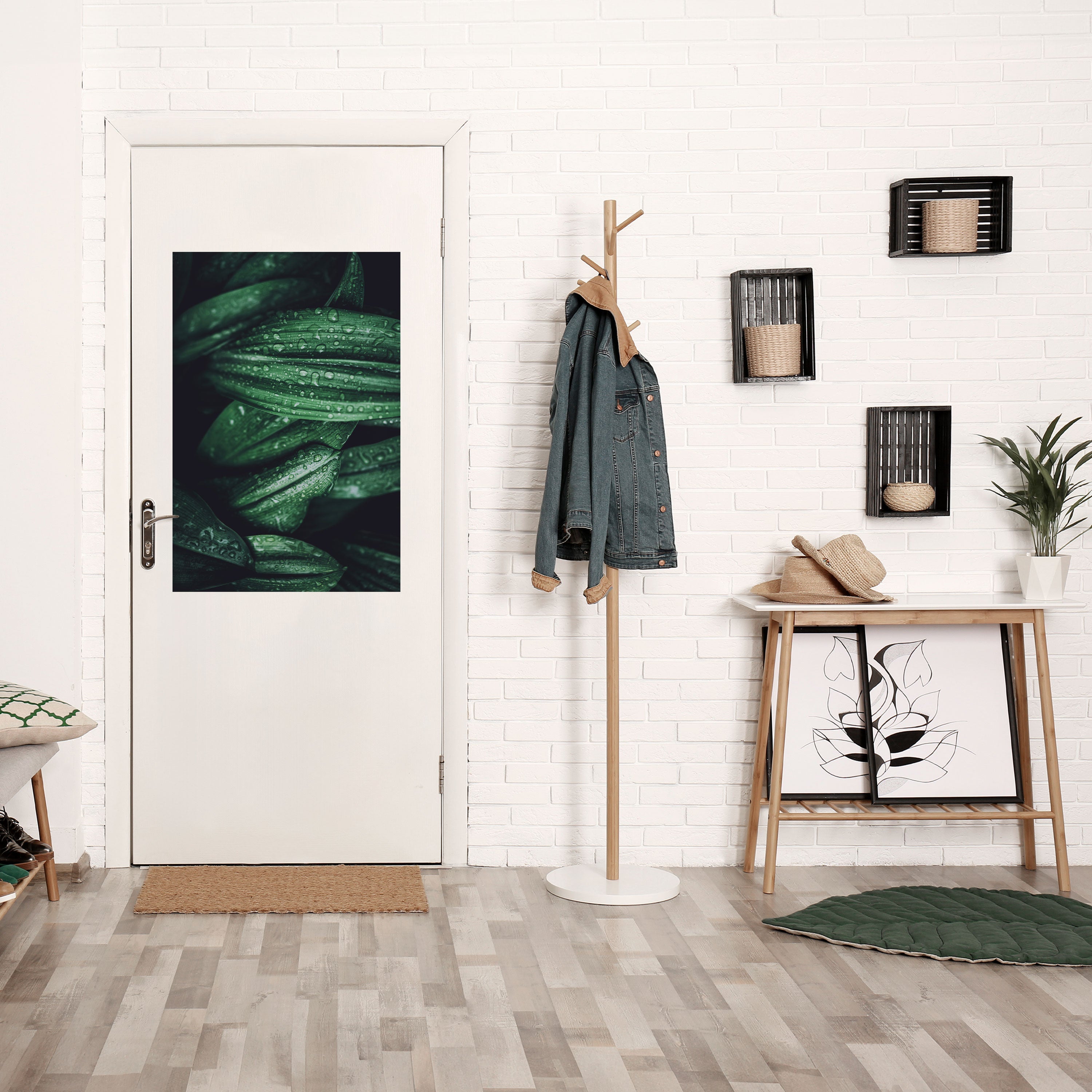LUSH DROPLET DANCE Peel and Stick Vertical Poster
