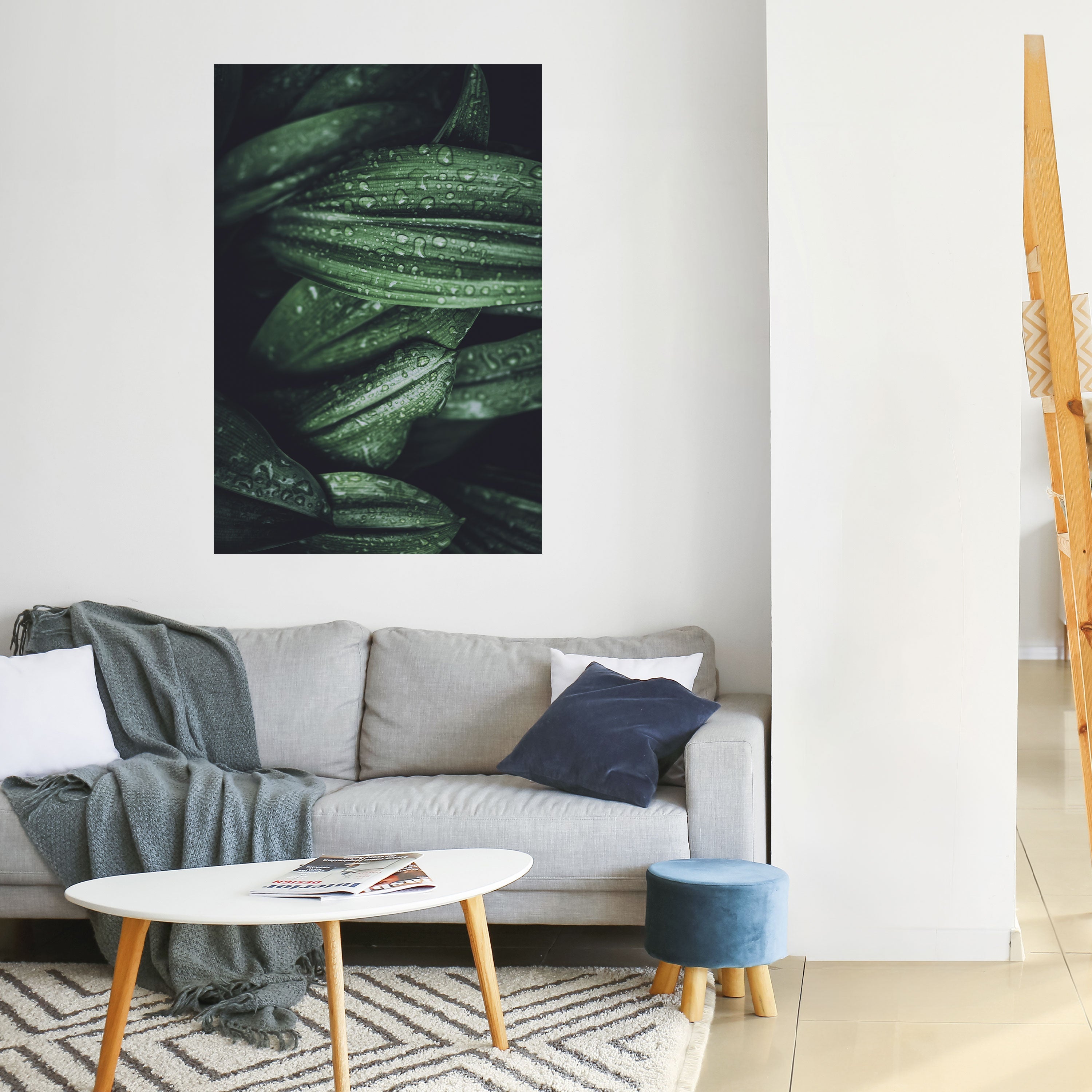 LUSH DROPLET DANCE Peel and Stick Vertical Poster