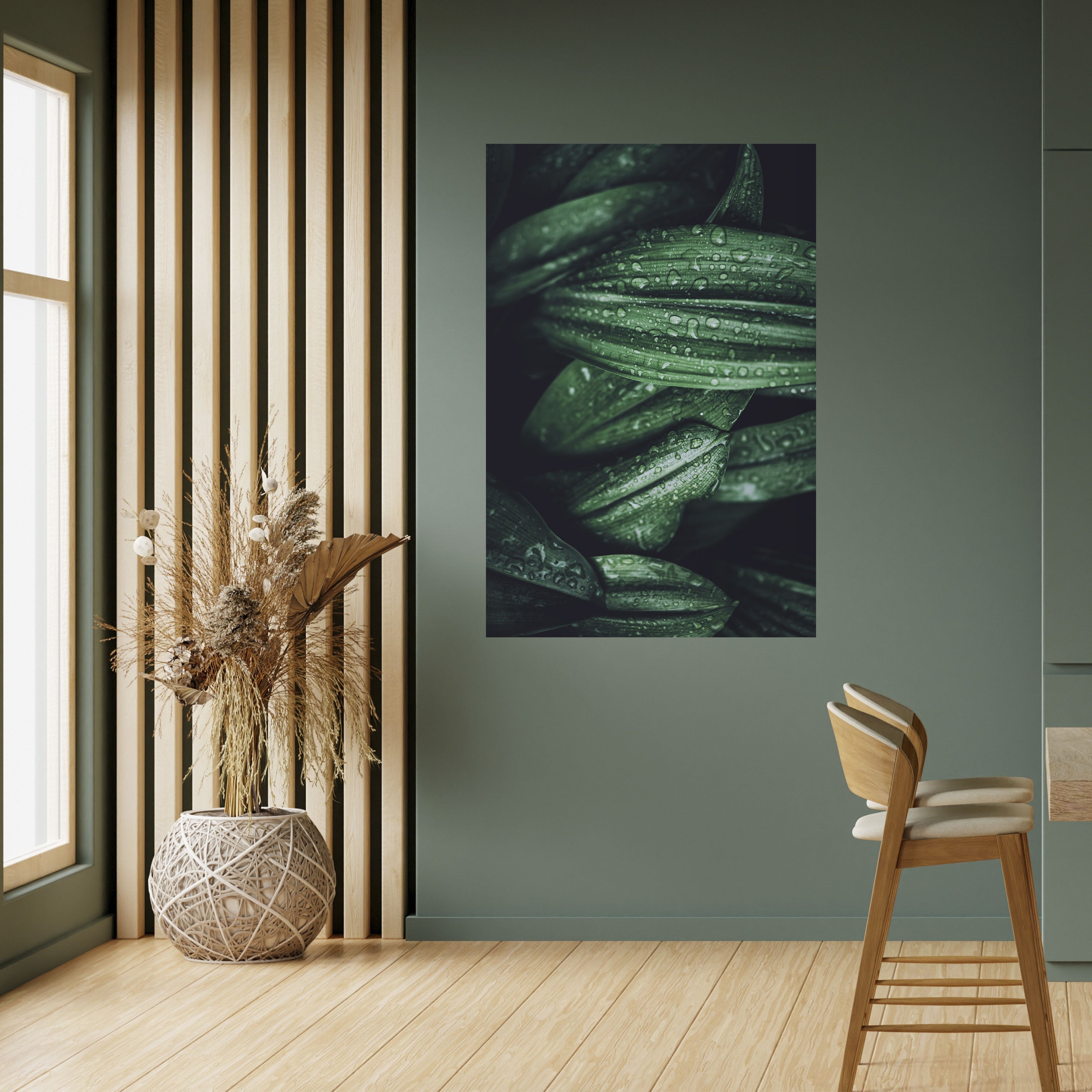 LUSH DROPLET DANCE Peel and Stick Vertical Poster