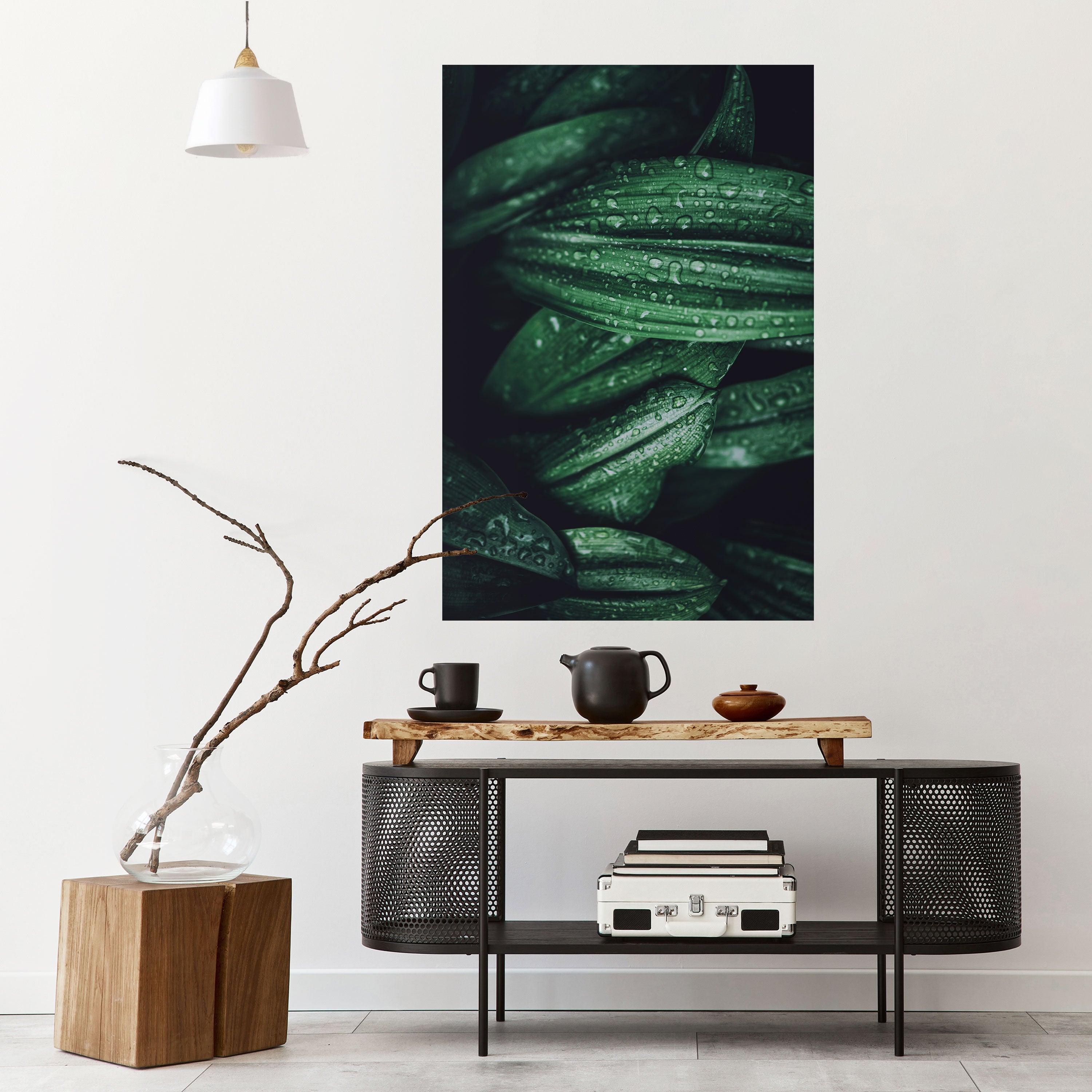 LUSH DROPLET DANCE Peel and Stick Vertical Poster