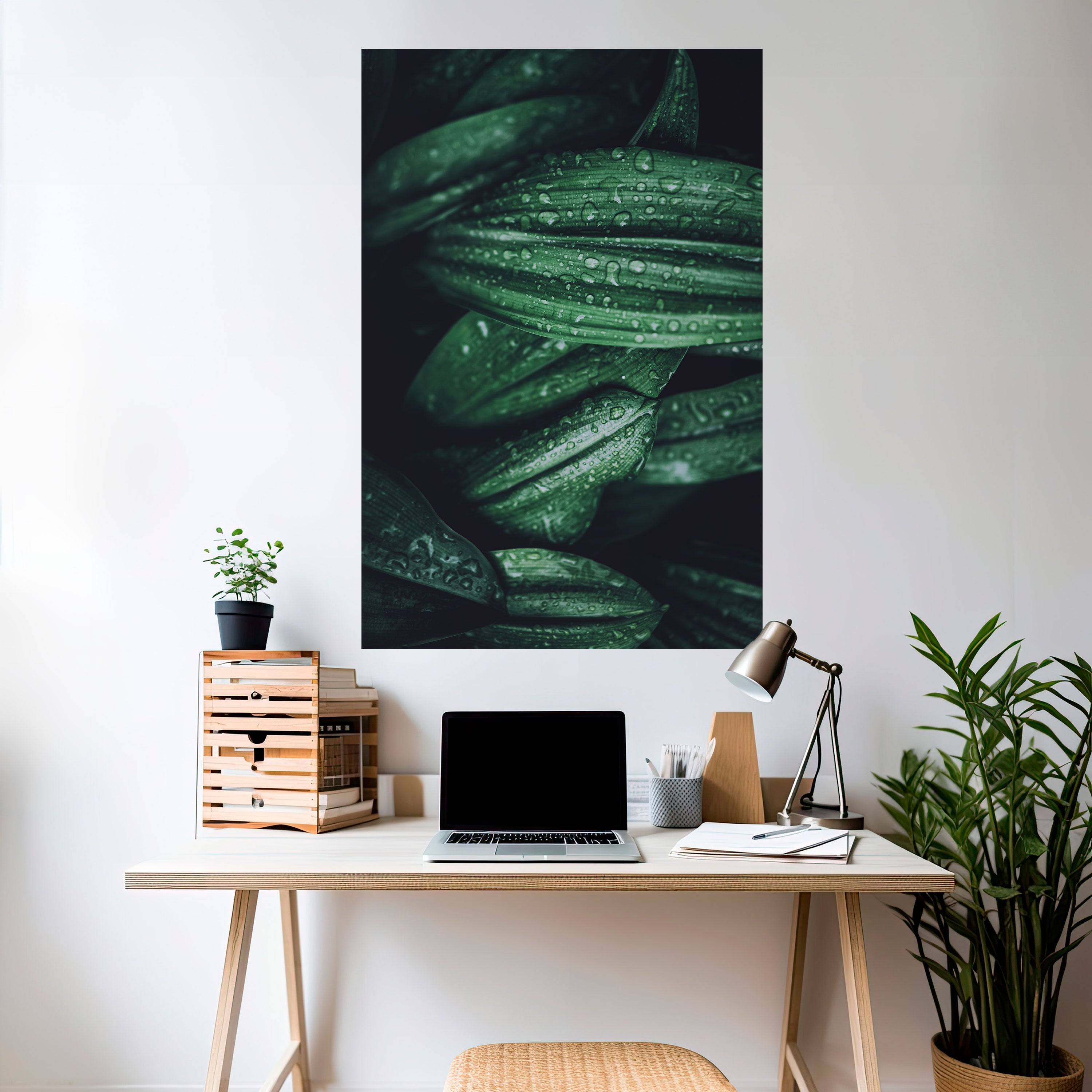 LUSH DROPLET DANCE Peel and Stick Vertical Poster