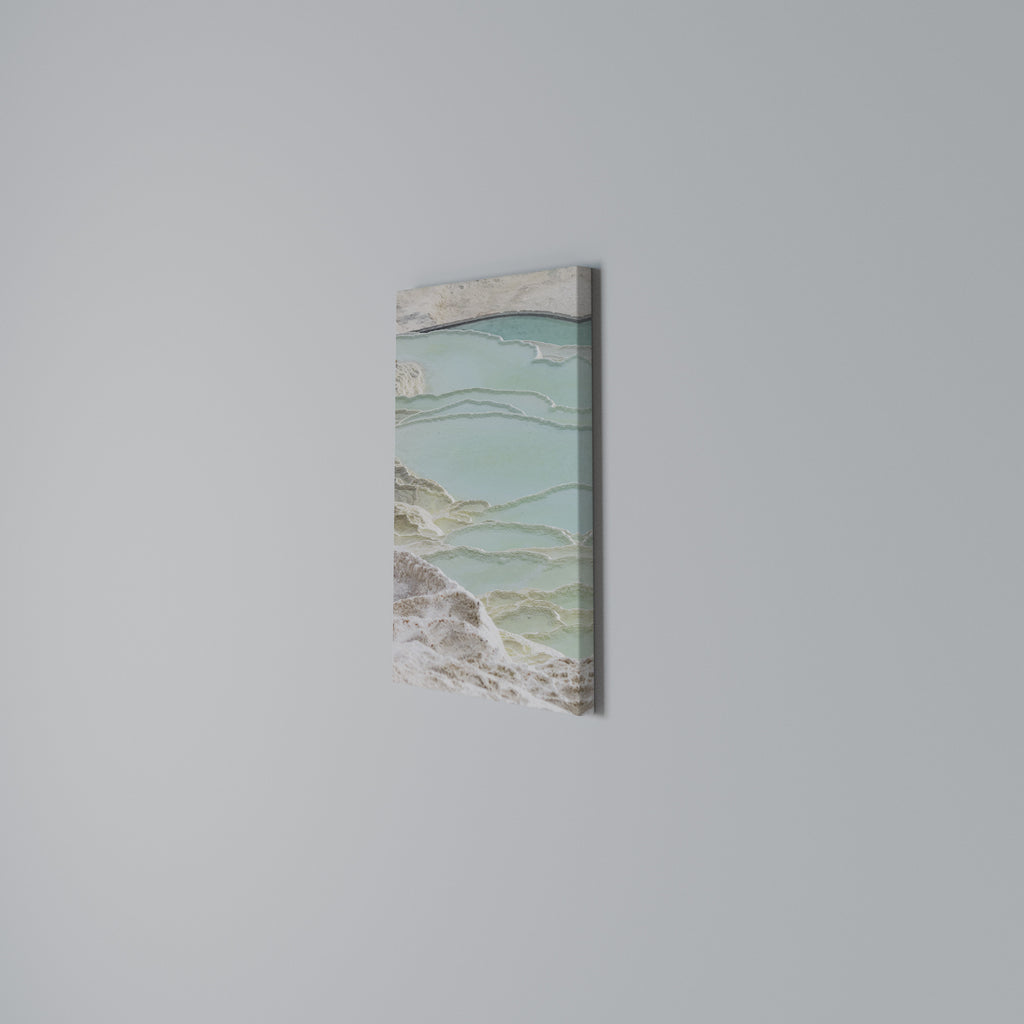 AQUAMARINE WHISPERS Vertical Canvas Print