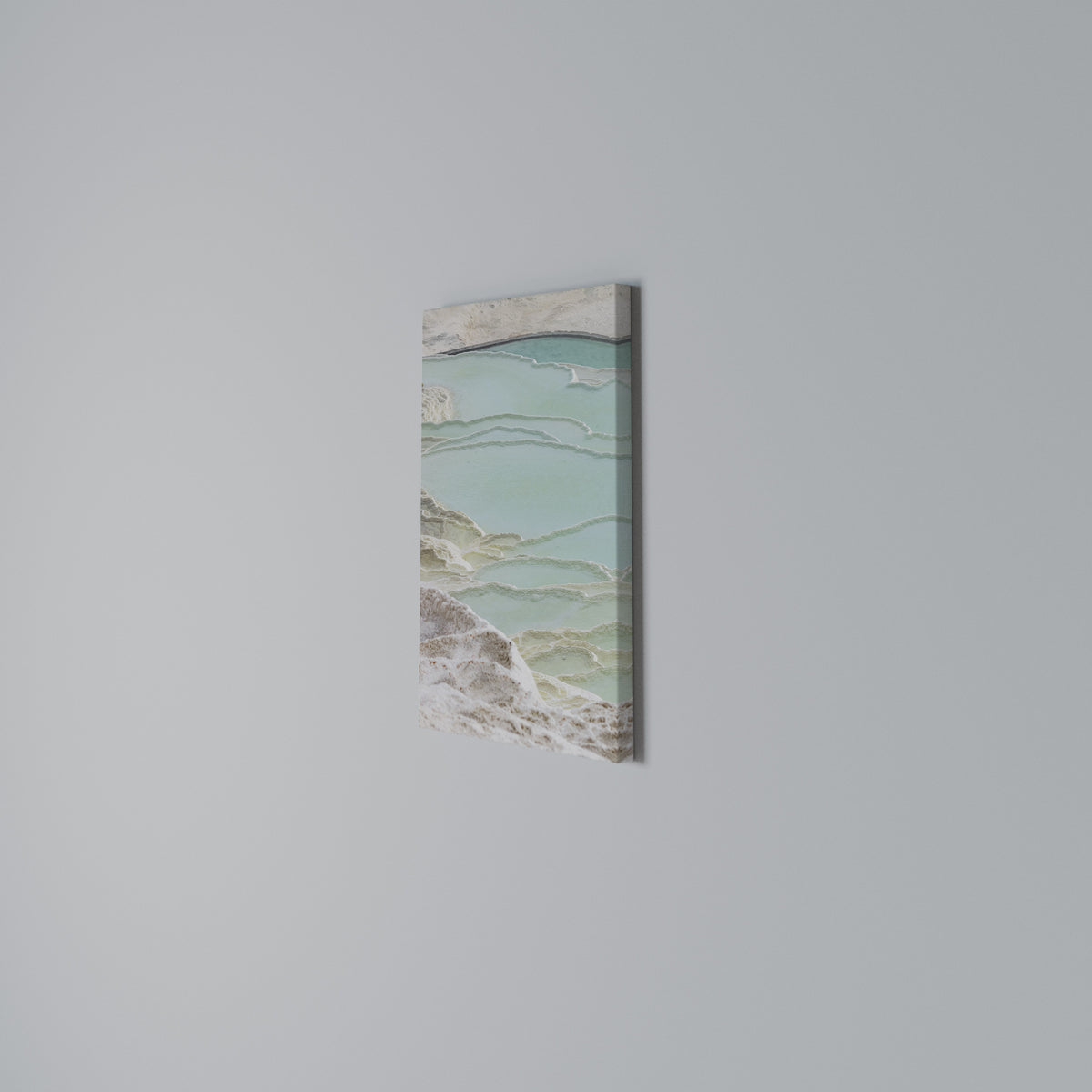 AQUAMARINE WHISPERS Vertical Canvas Print