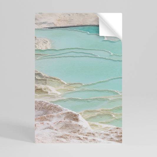 AQUAMARINE WHISPERS Αυτοκόλλητη Αφίσα κάθετη