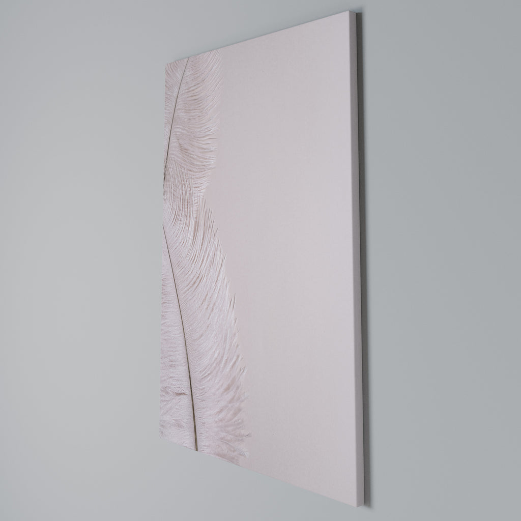 WHISPERING PINK FEATHERS Κατακόρυφος Πίνακας σε Καμβά