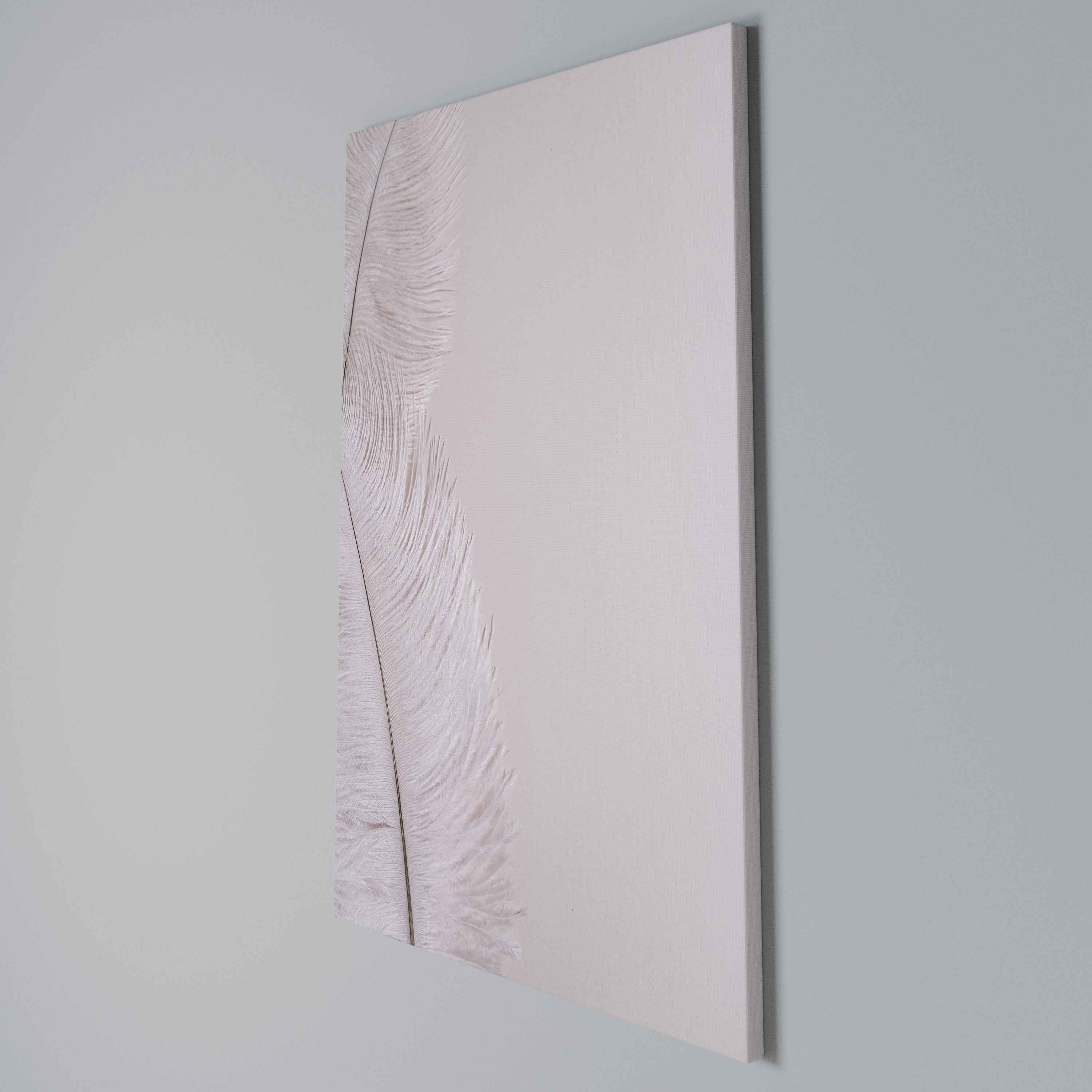 WHISPERING PINK FEATHERS Κατακόρυφος Πίνακας σε Καμβά