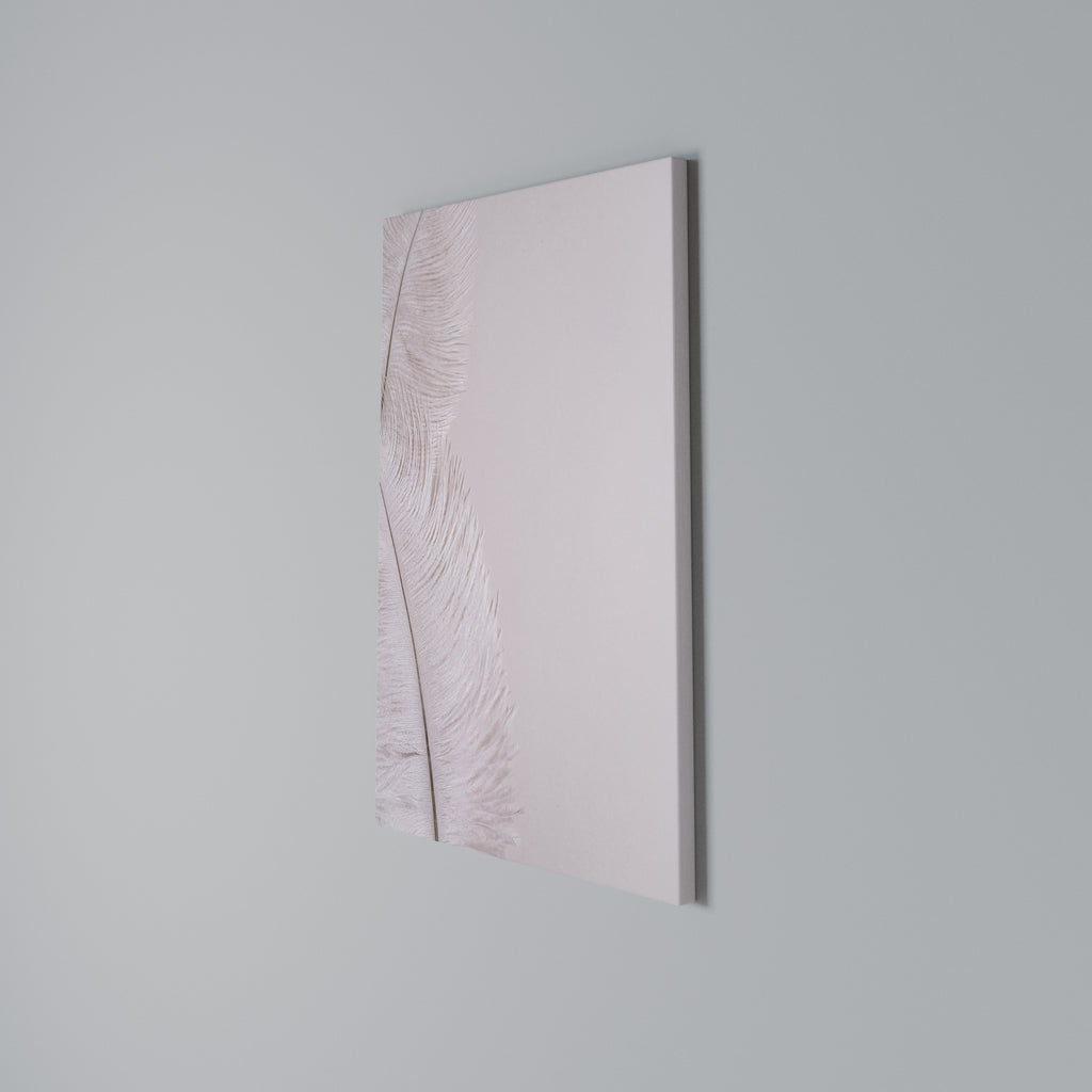 WHISPERING PINK FEATHERS Κατακόρυφος Πίνακας σε Καμβά
