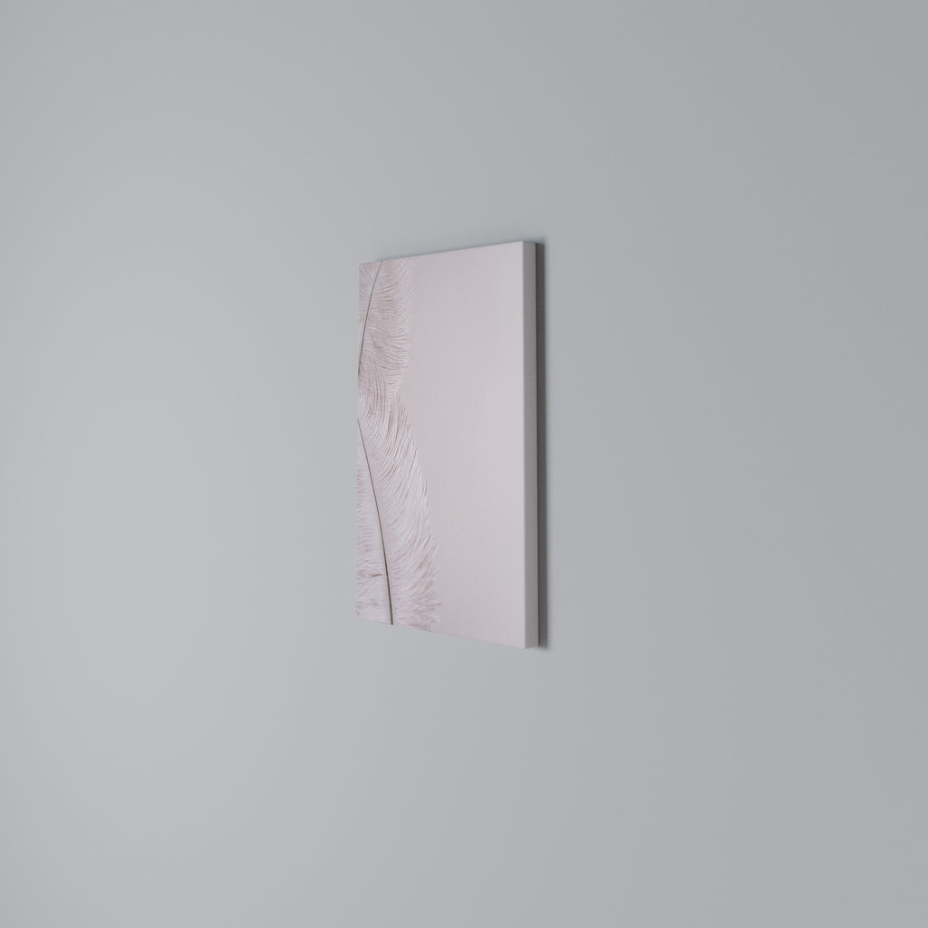 WHISPERING PINK FEATHERS Κατακόρυφος Πίνακας σε Καμβά