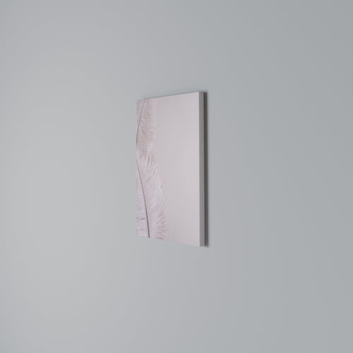 WHISPERING PINK FEATHERS Κατακόρυφος Πίνακας σε Καμβά