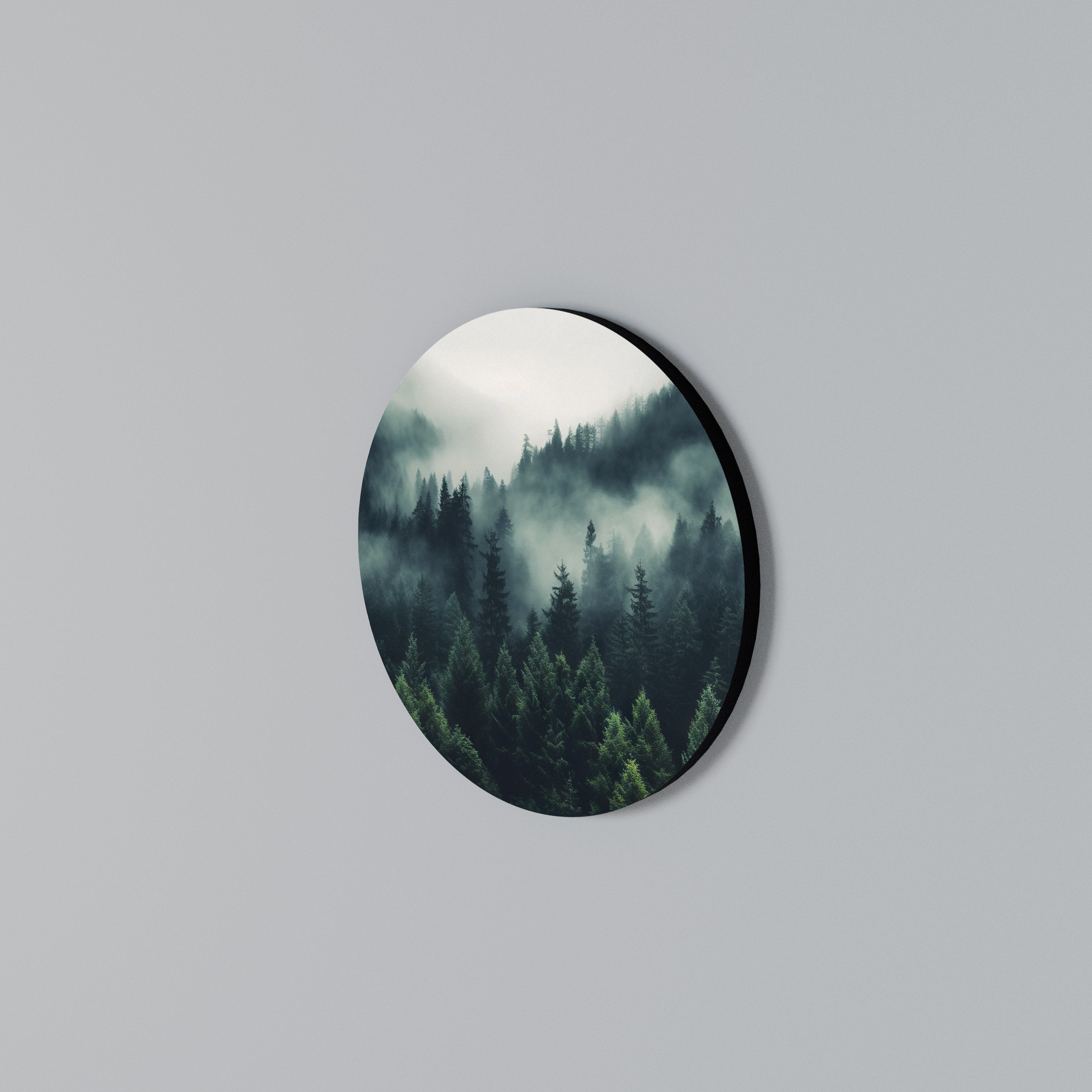 MYSTICAL FOREST WHISPERS Στρογγυλός πίνακας ζωγραφικής