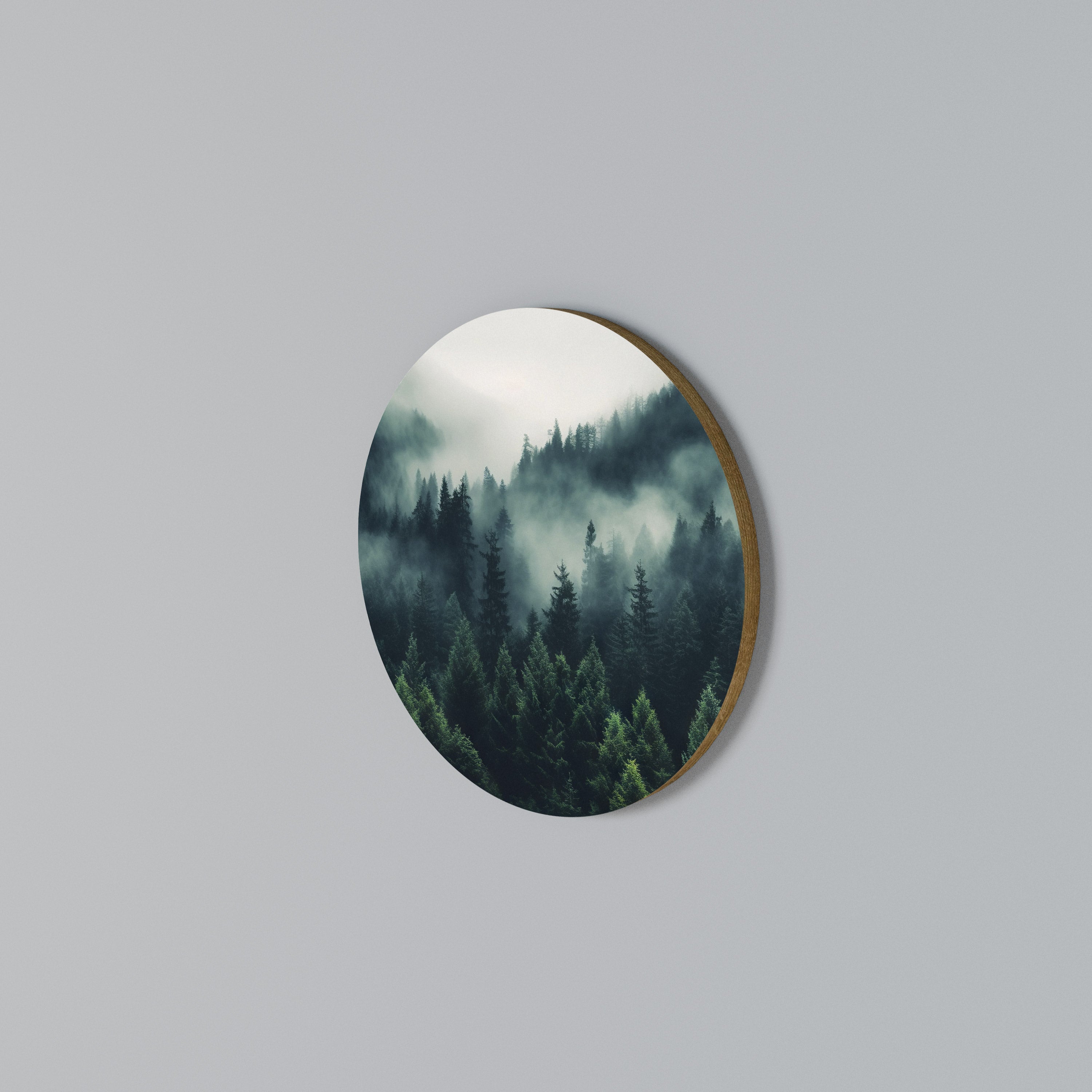 MYSTICAL FOREST WHISPERS Στρογγυλός πίνακας ζωγραφικής