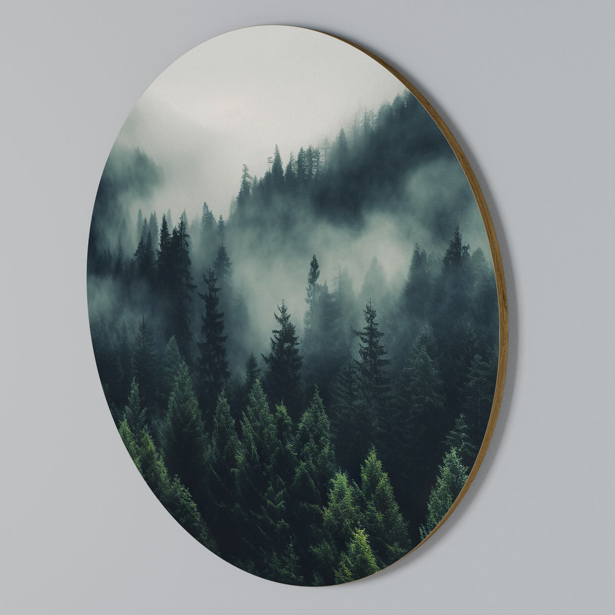 MYSTICAL FOREST WHISPERS Round Wall Art
