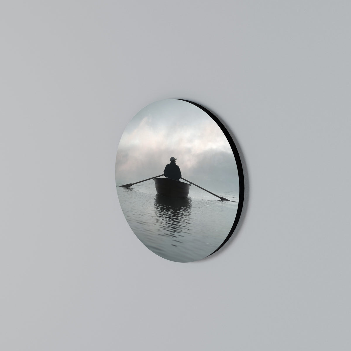 SAIL INTO THE UNKNOWN Στρογγυλός πίνακας ζωγραφικής